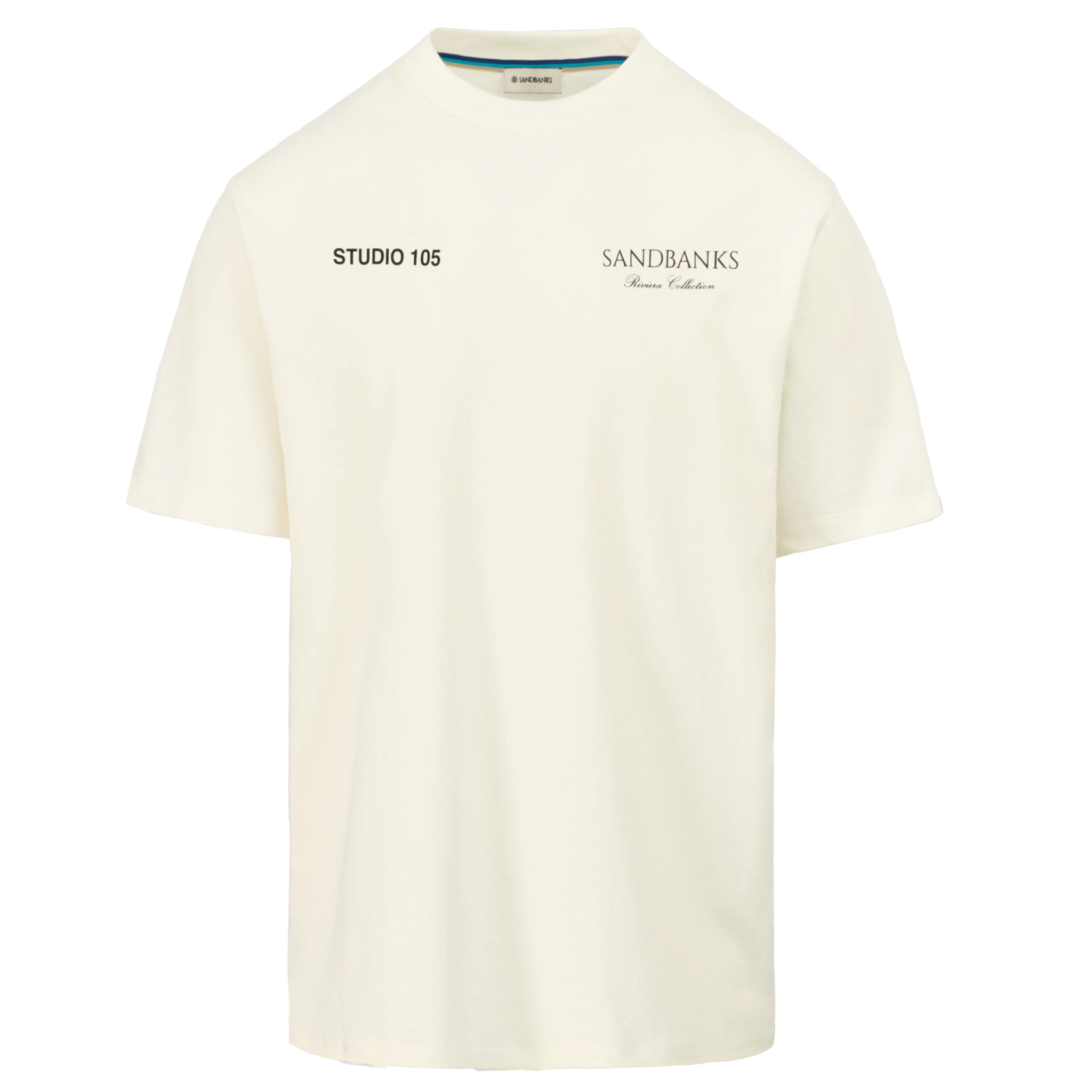 Mens Sandbanks Natural Riveria Collection S/s T Shirt