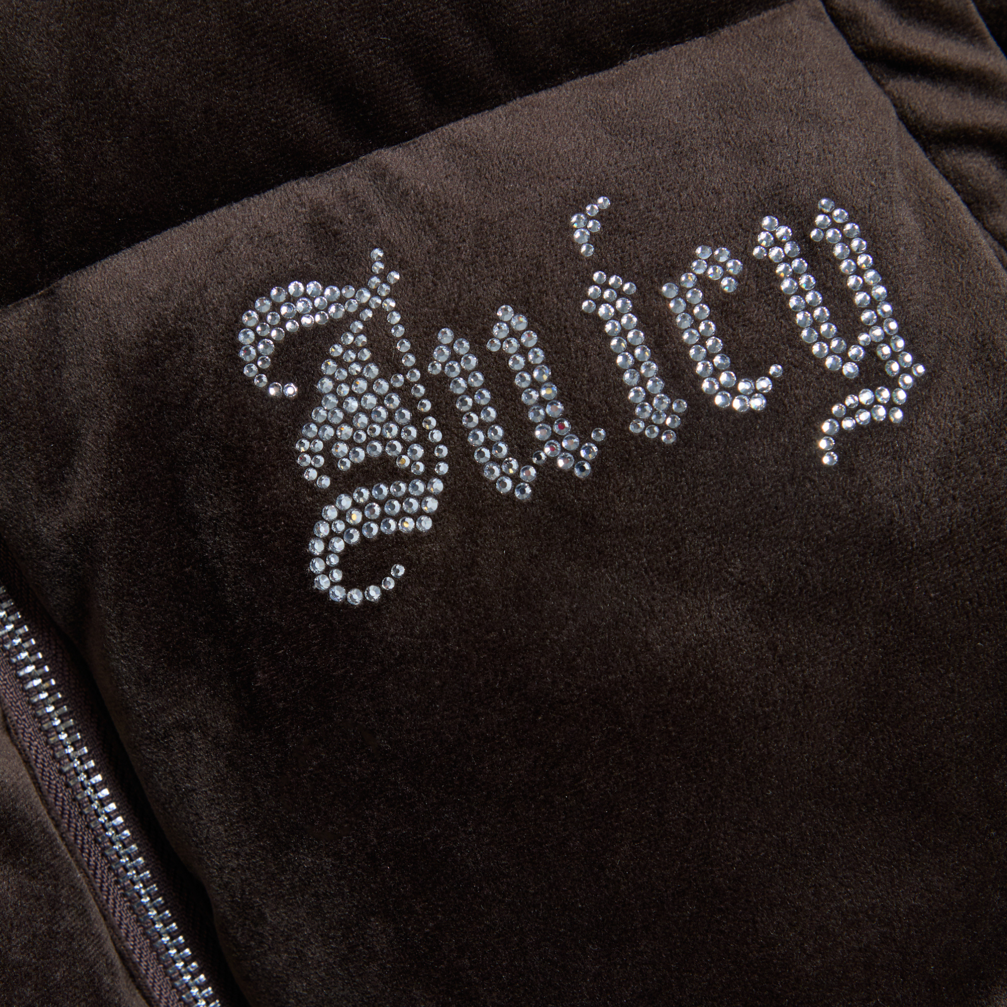 Womens Juicy Couture Java Margo Diamante Puffer Jacket