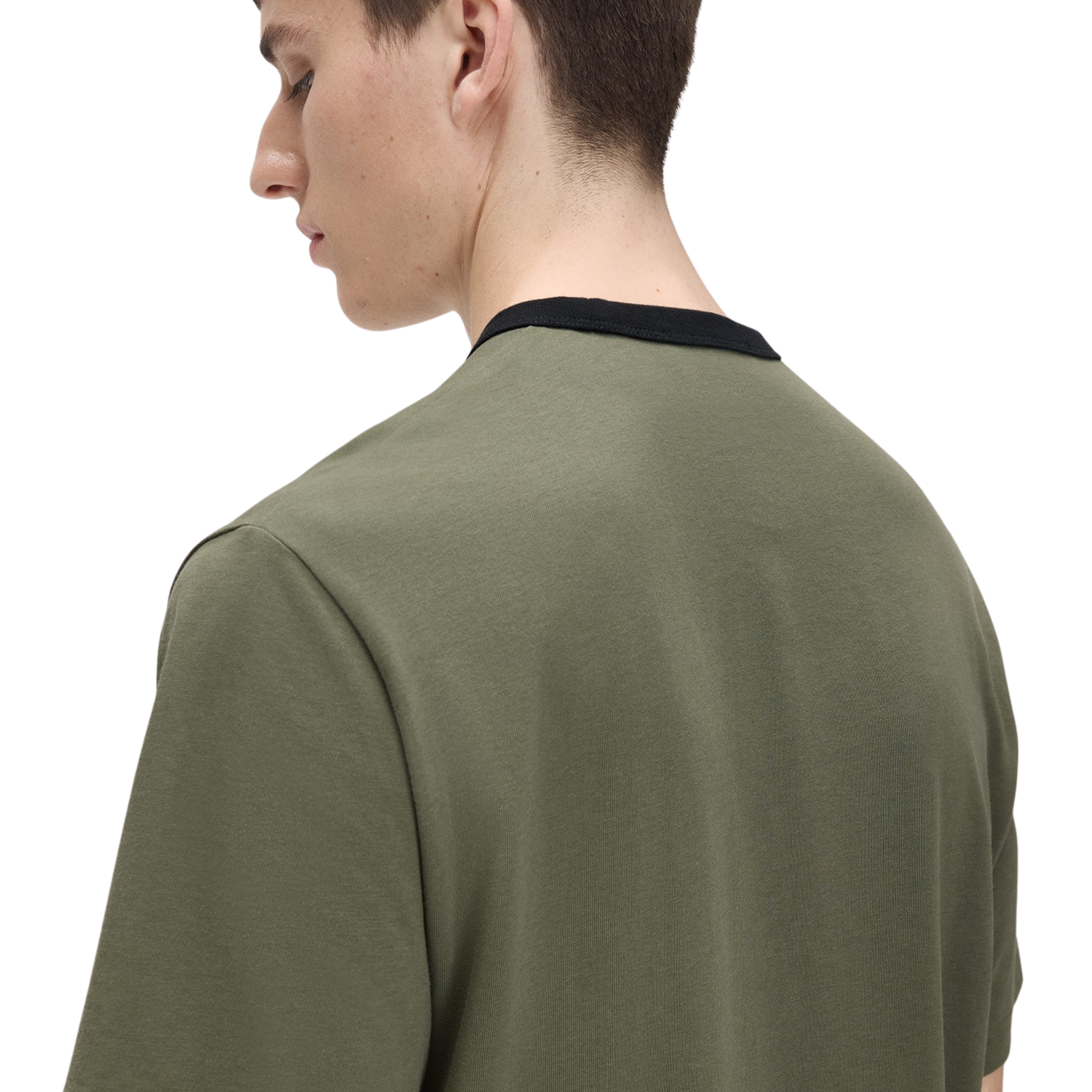 Mens Fred Perry x Meyba Laurel Wreath Green Ringer S/s T Shirt