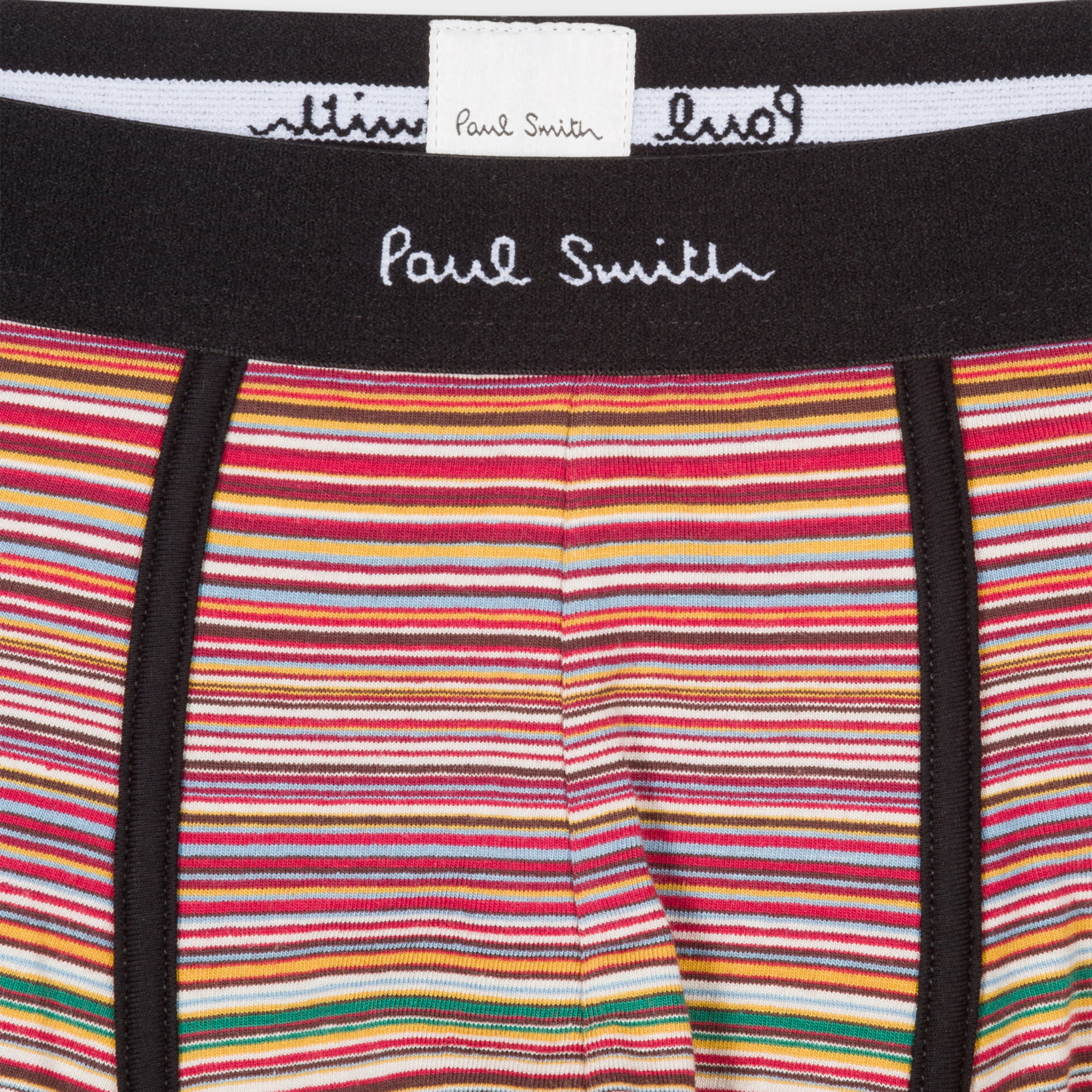 Mens Paul Smith Signature/Black/White 3PK Trunks