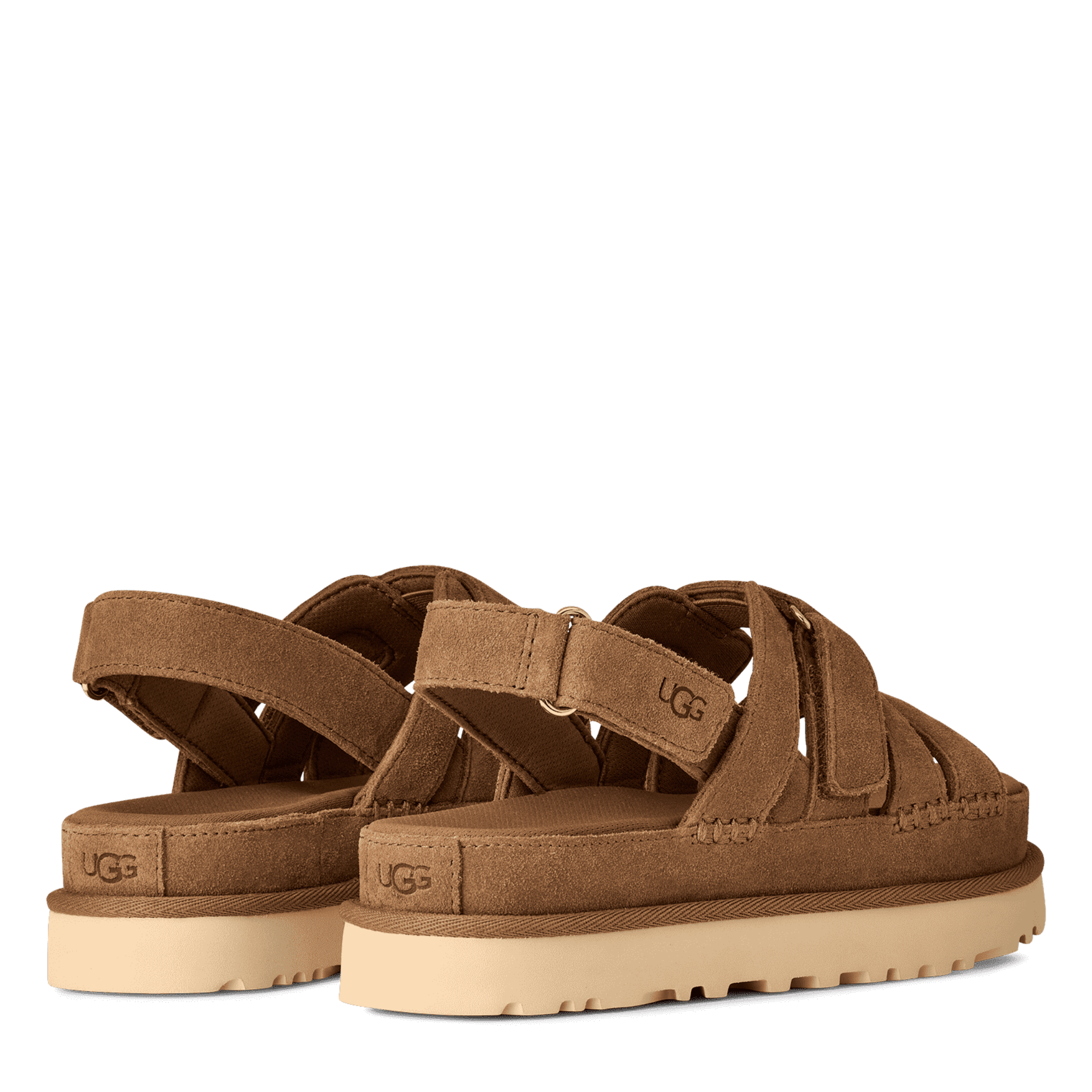 Womens UGG Chestnut Goldenstar Gleam Sandals