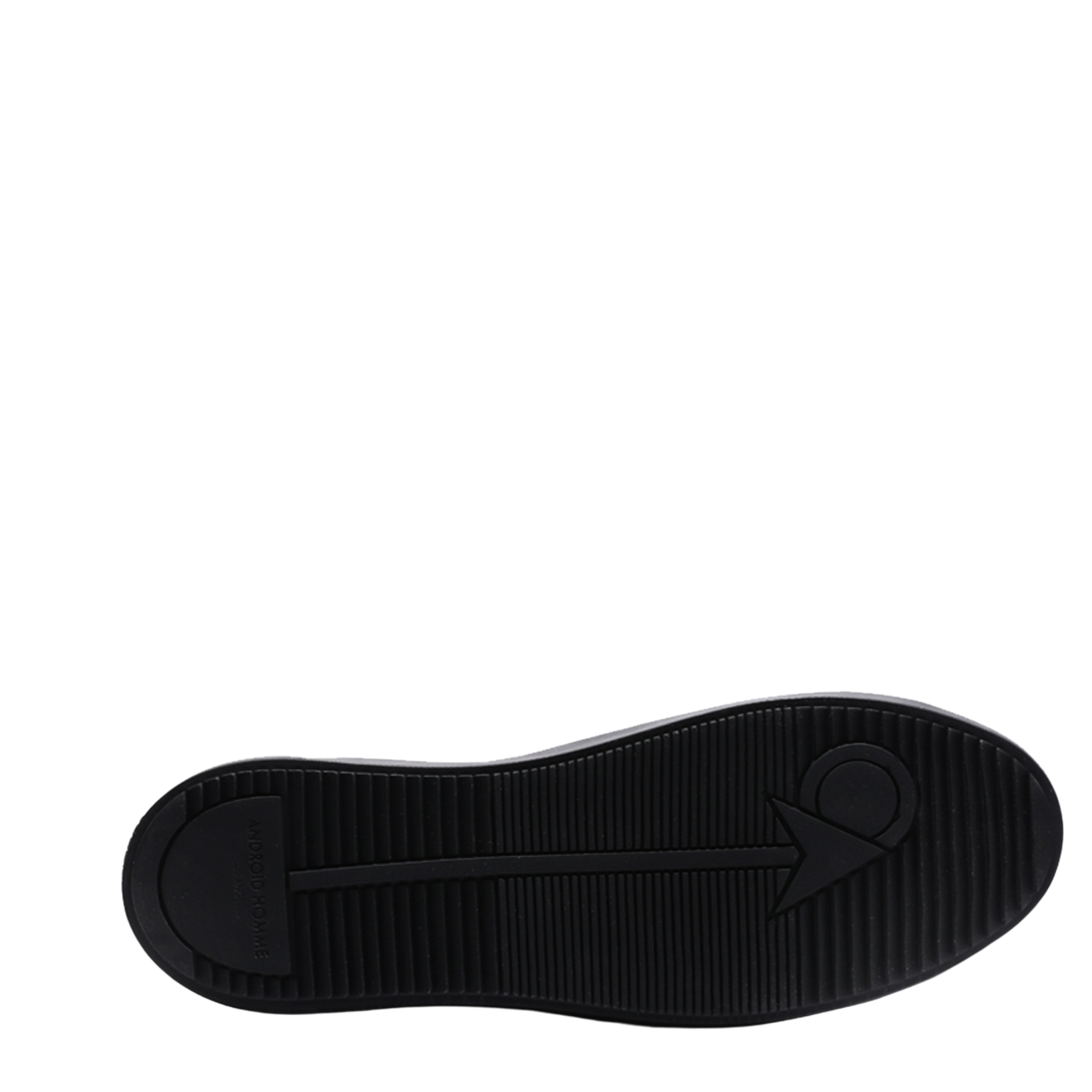 Mens Android Homme Black Venice Rubberised Stealth Cobra Trainers