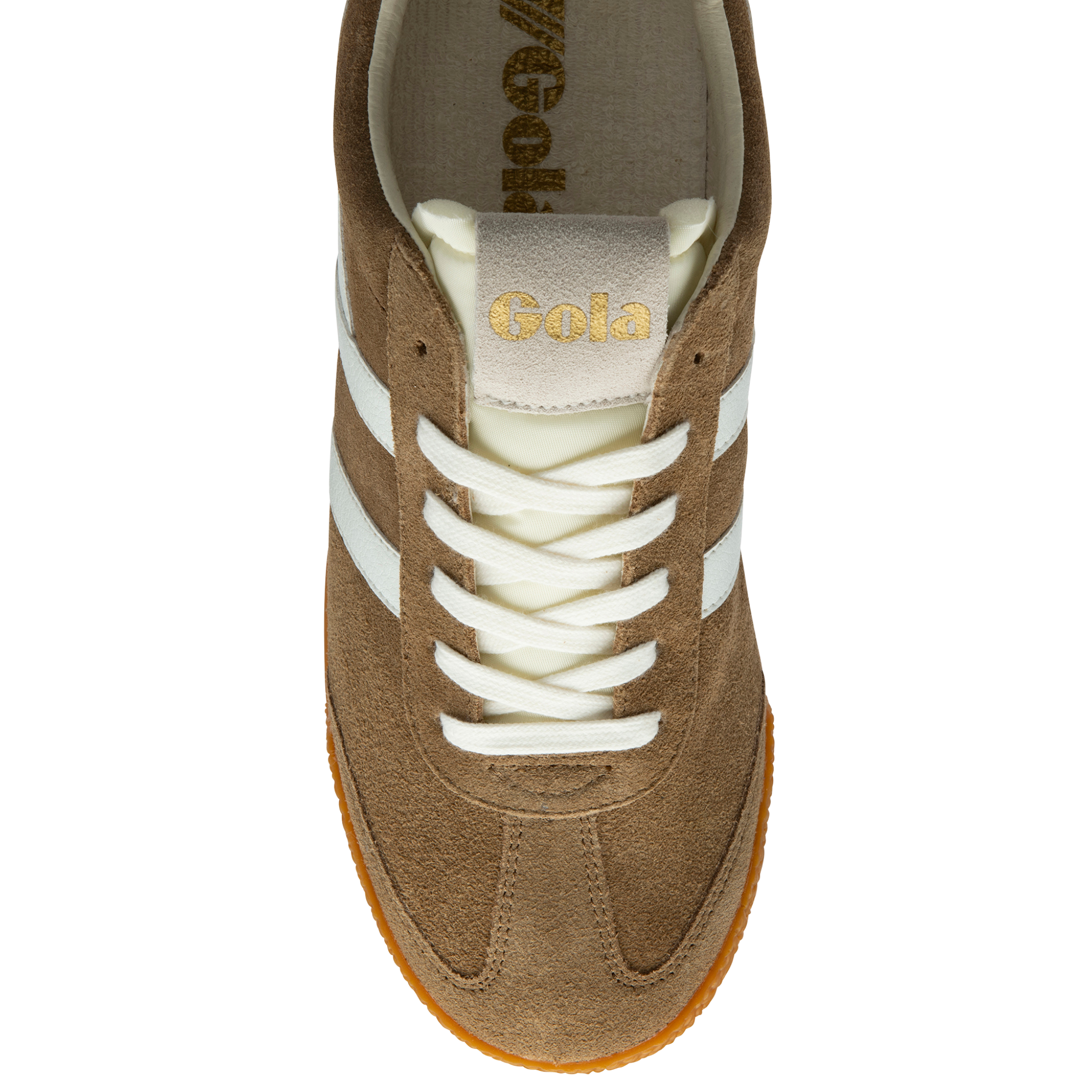 Mens Gola Tobacco/White Elan Trainers