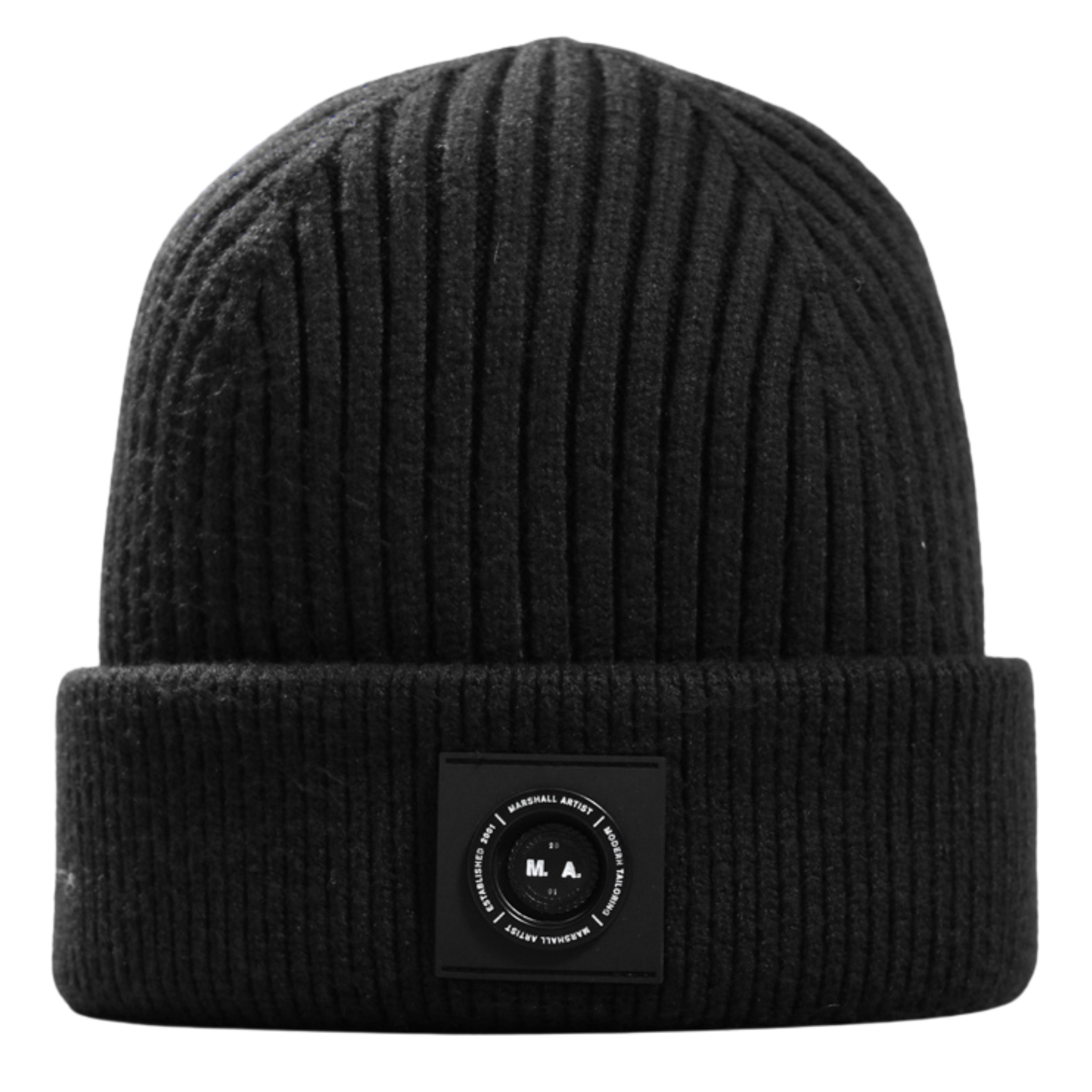 Mens Marshall Artist Black Siren Knitted Beanie
