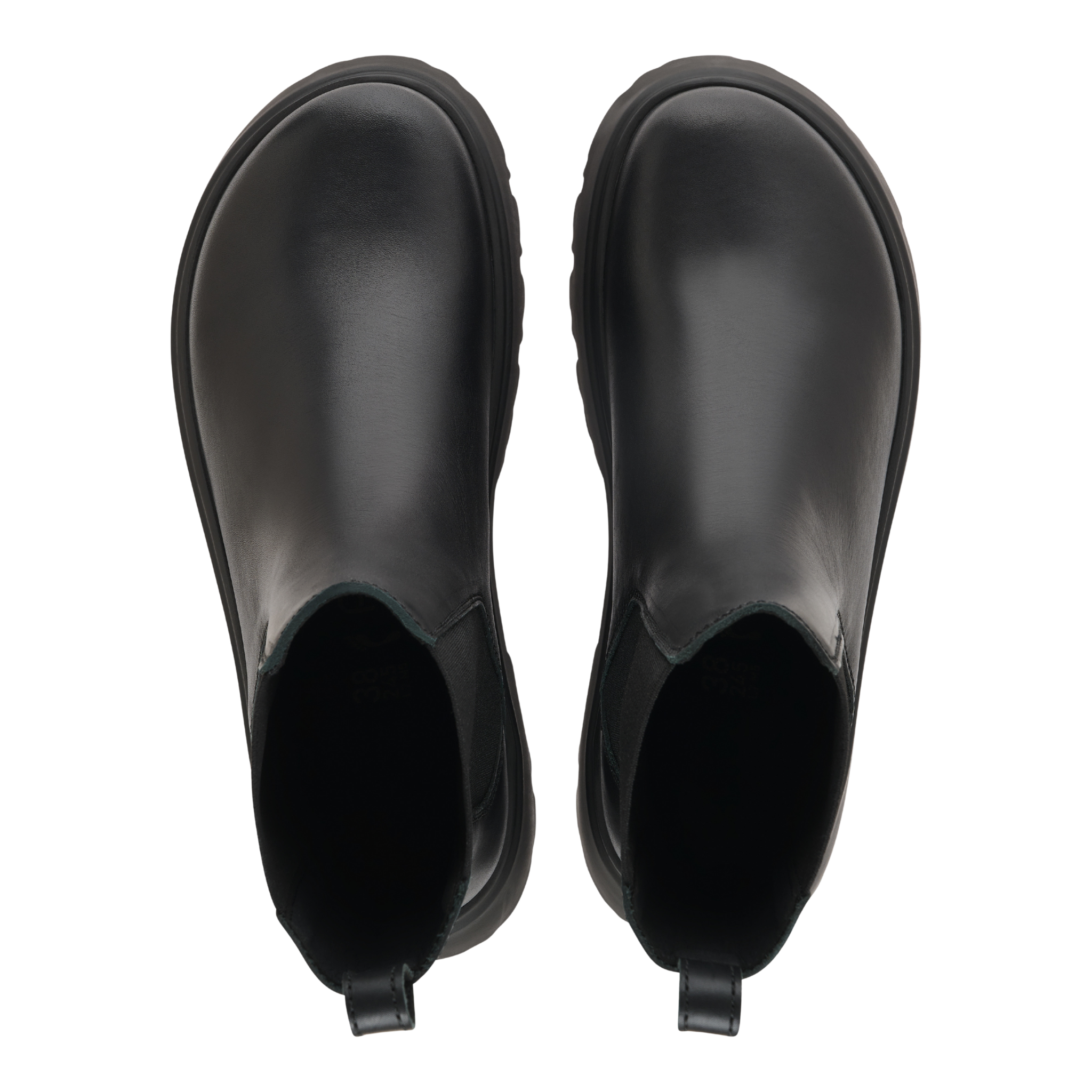 Womens Birkenstock Black Theda Chelsea Leather Boots