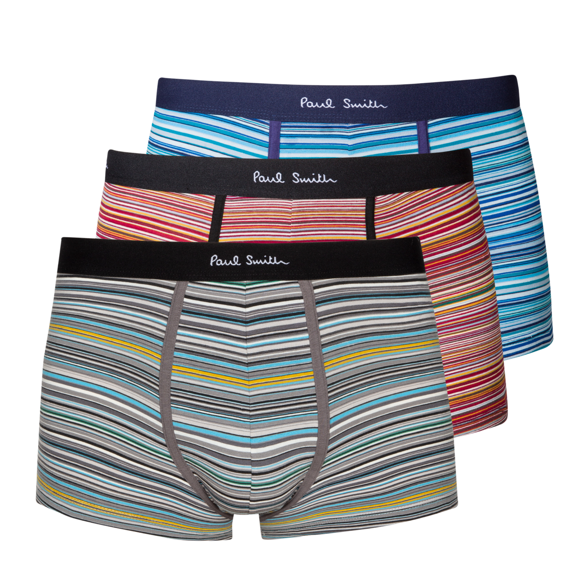Mens Paul Smith Signature Mix 3PK Trunks