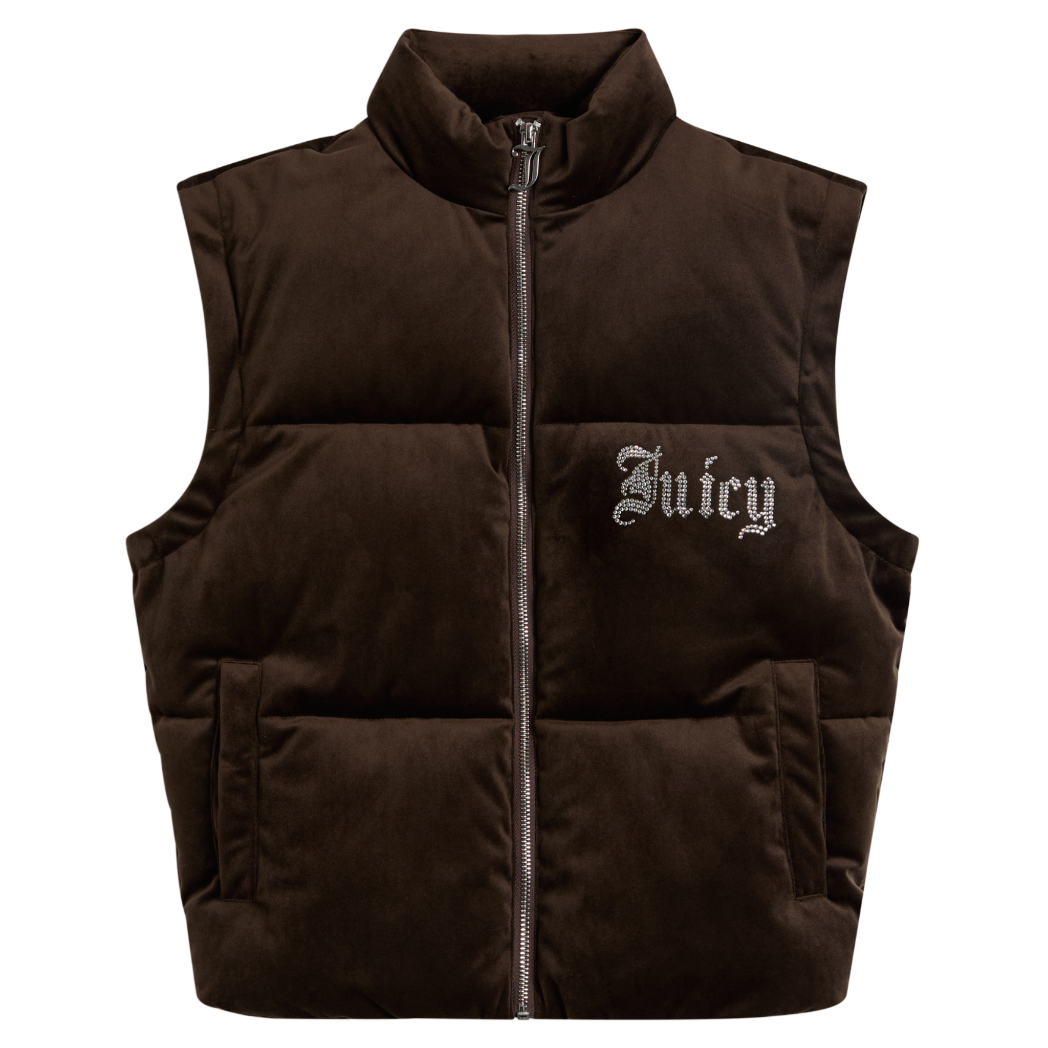 Womens Juicy Couture Java Margo Diamante Puffer Jacket
