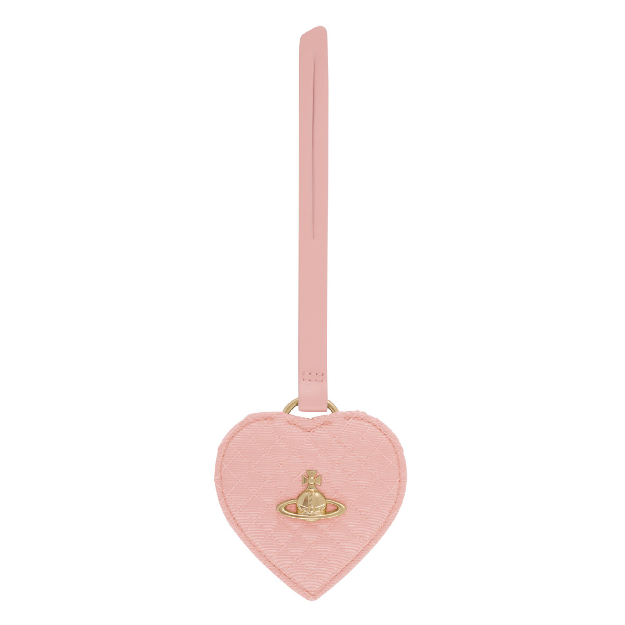 Womens Vivienne Westwood Pastel Pink Heart Mirror Charm
