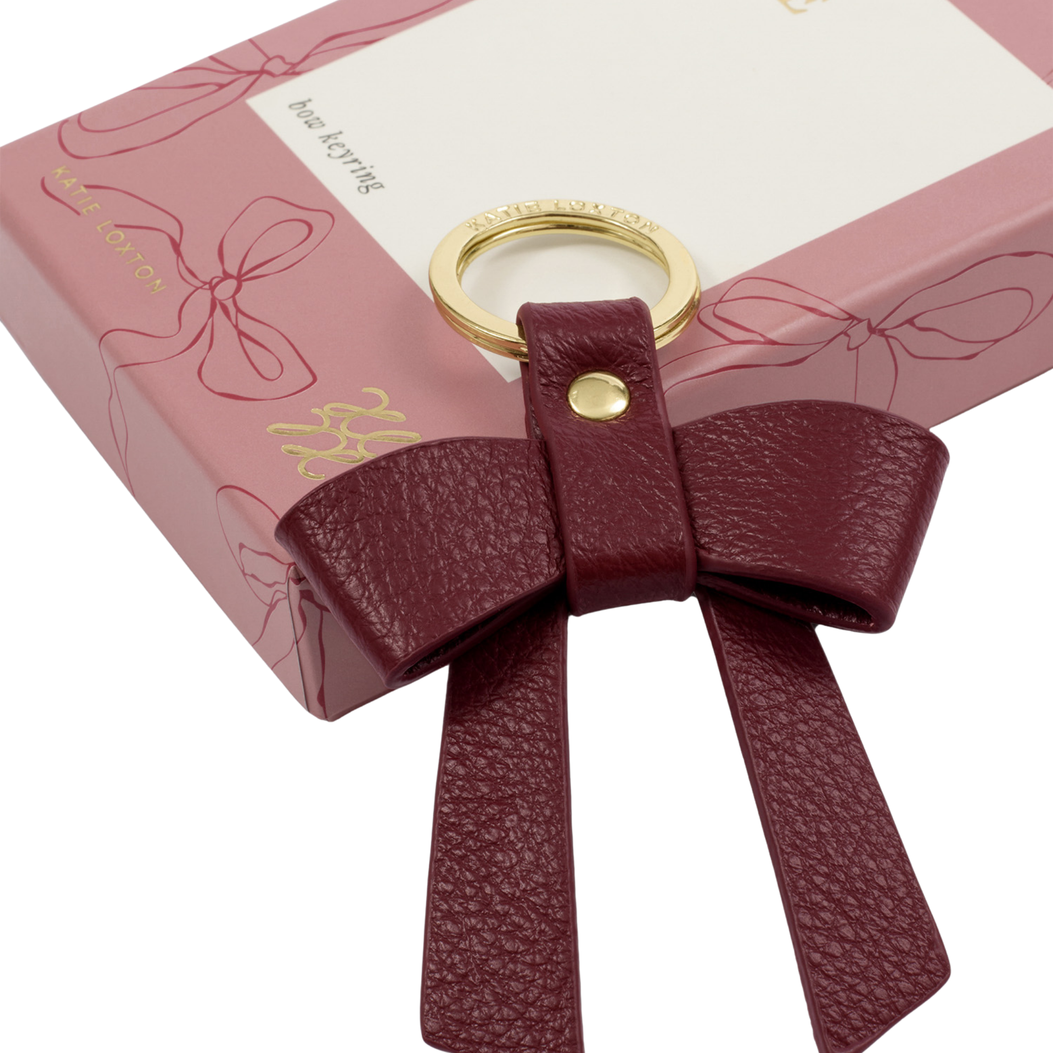 Womens Katie Loxton Cherry Bow-tiful Boxed Keyring