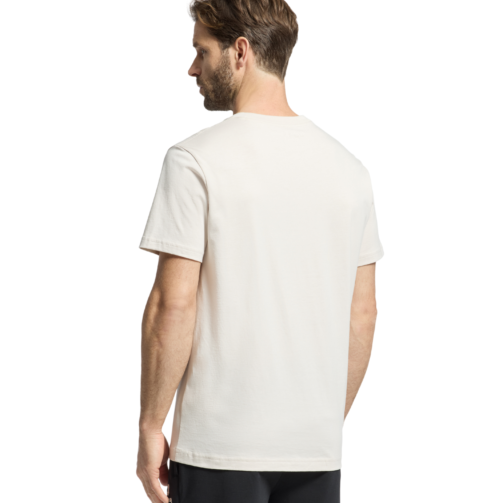 Mens Psycho Bunny Natural Linen Classic S/s T Shirt