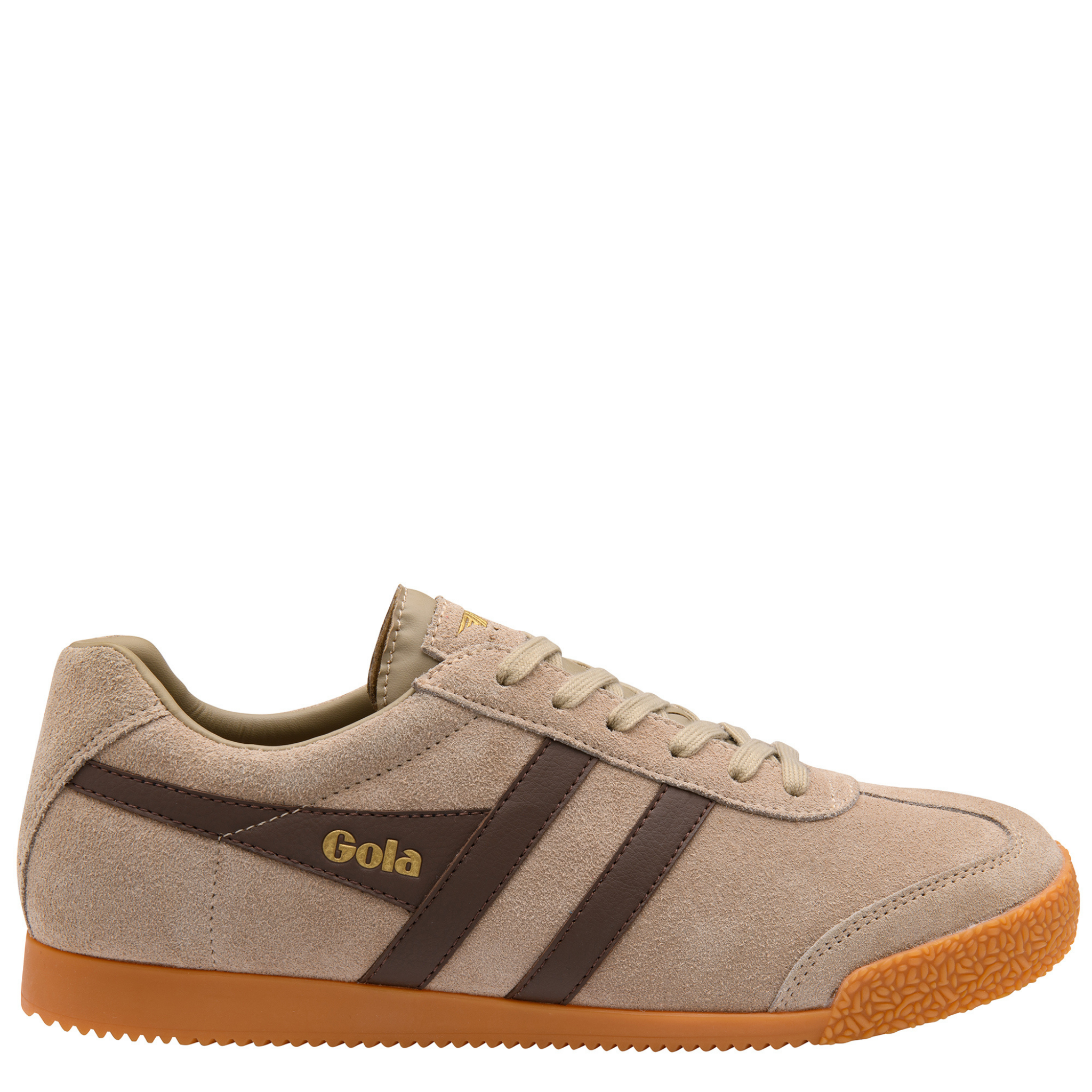 Mens Gola Cappuccino/Root Harrier Trainers
