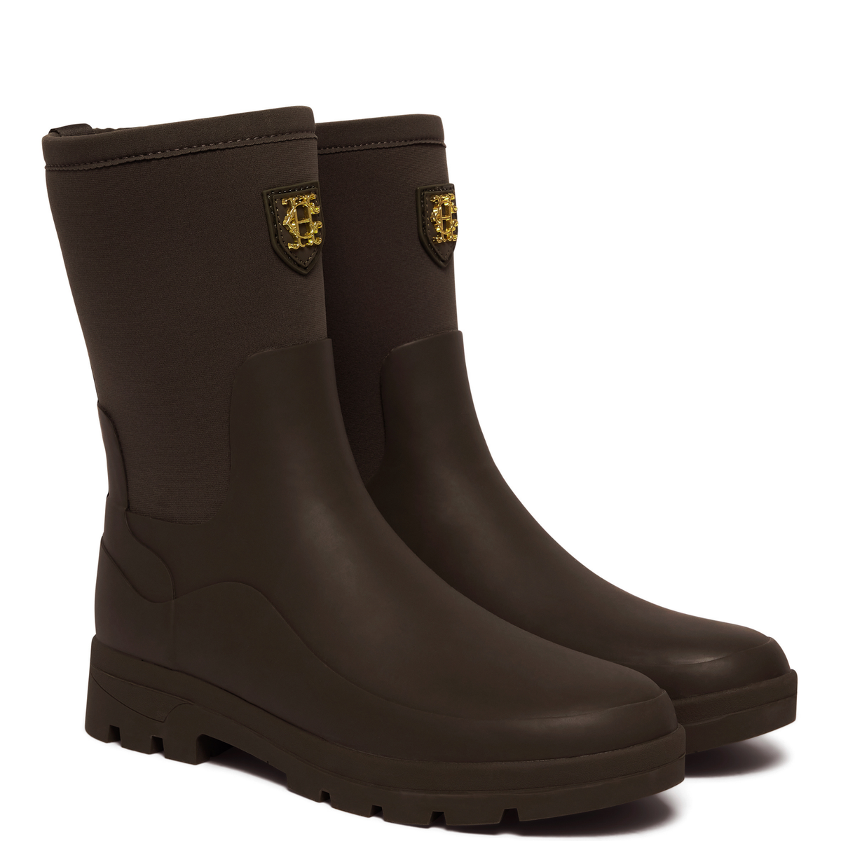 Womens Holland Cooper Chocolate Yard Wellington Boots
