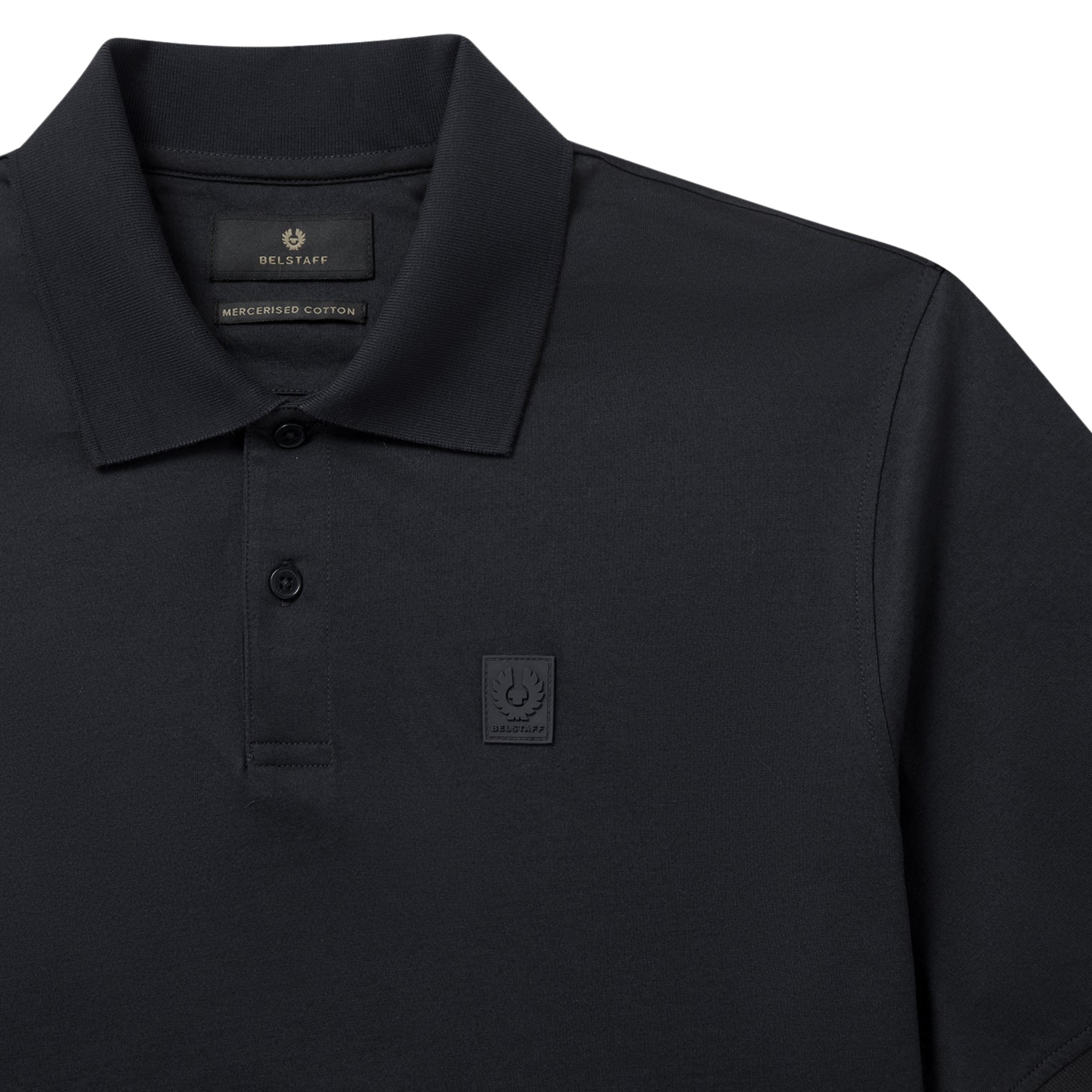 Mens Belstaff Dark Ink Steel S/s Polo Shirt