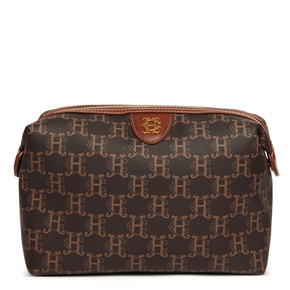 Womens Holland Cooper Tan Monogram Wash Bag