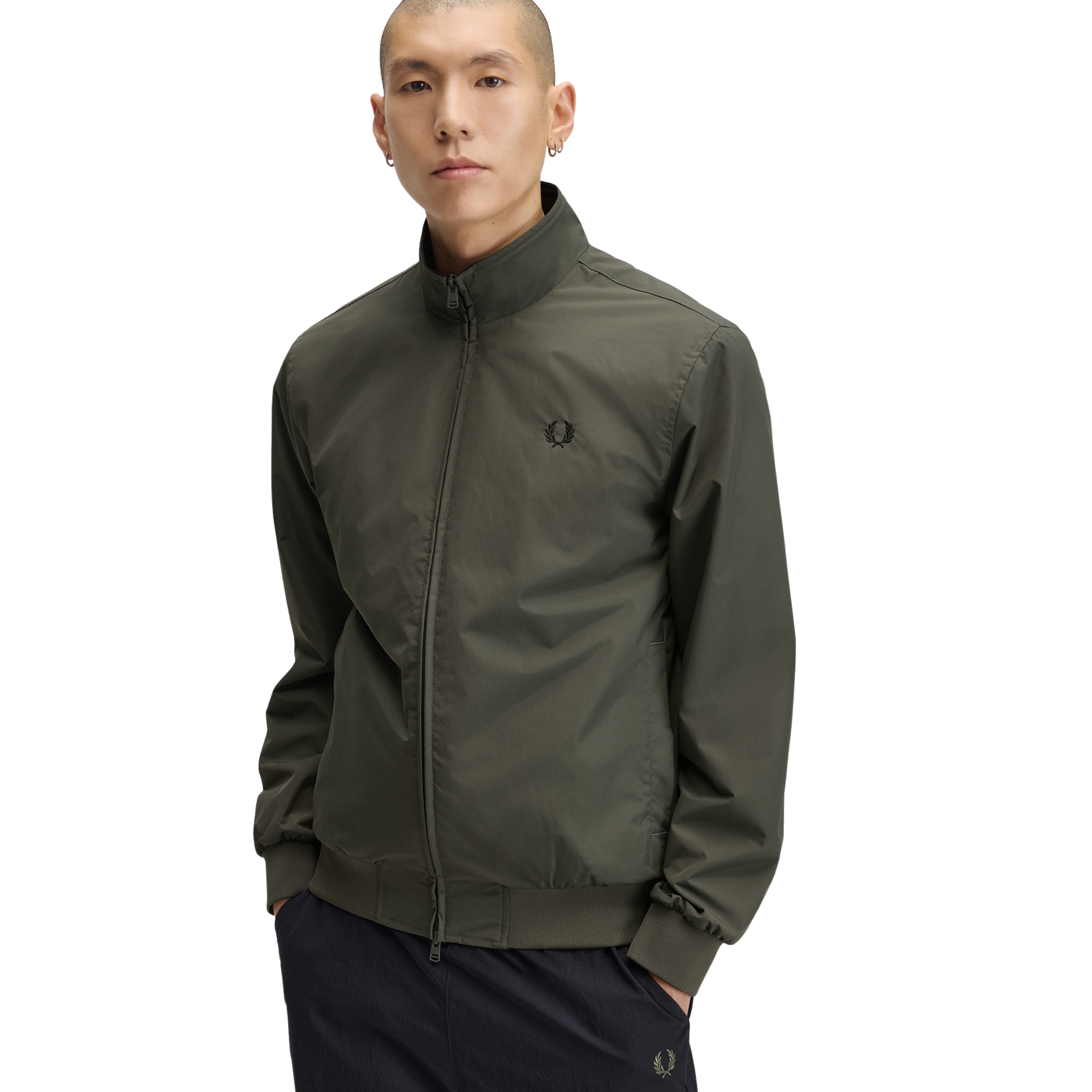 Mens Fred Perry Field Green Brentham Jacket