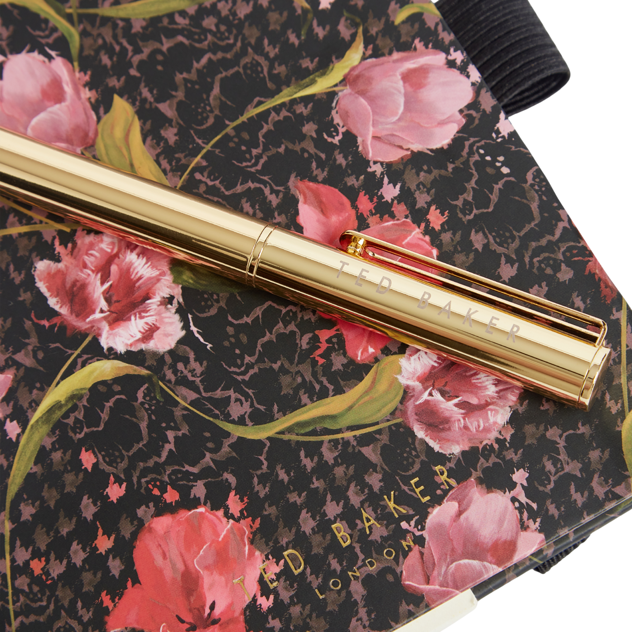 Womens Ted Baker Black Tullsy Mini Notebook and Pen