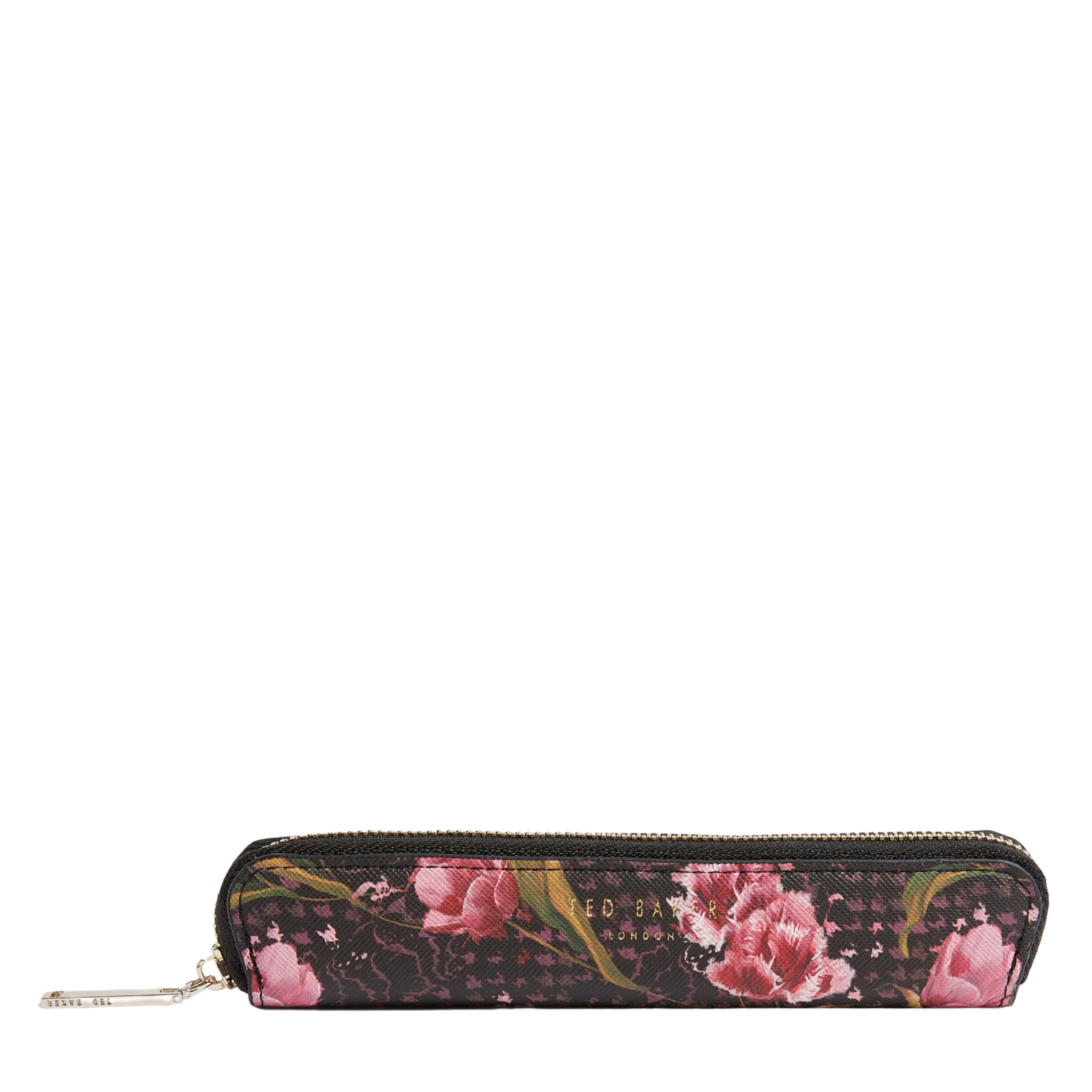 Womens Ted Baker Black Tunisa Printed Saffiano Pen and Pouch