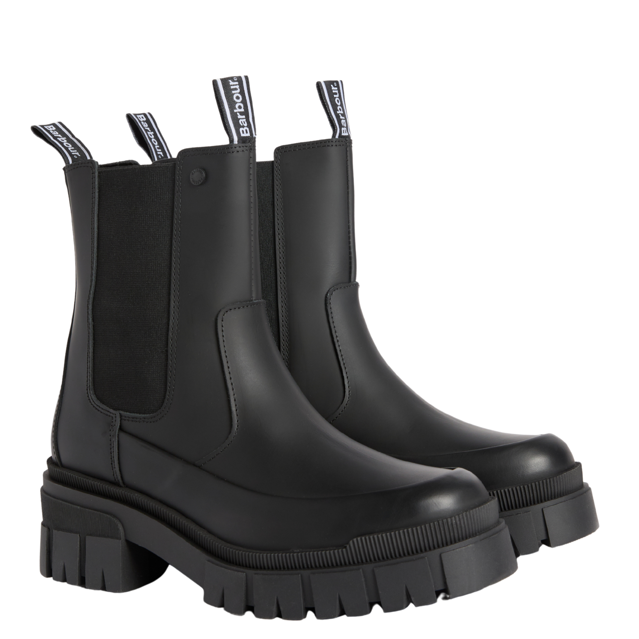 Womens Barbour Black Sofie Chelsea Boots