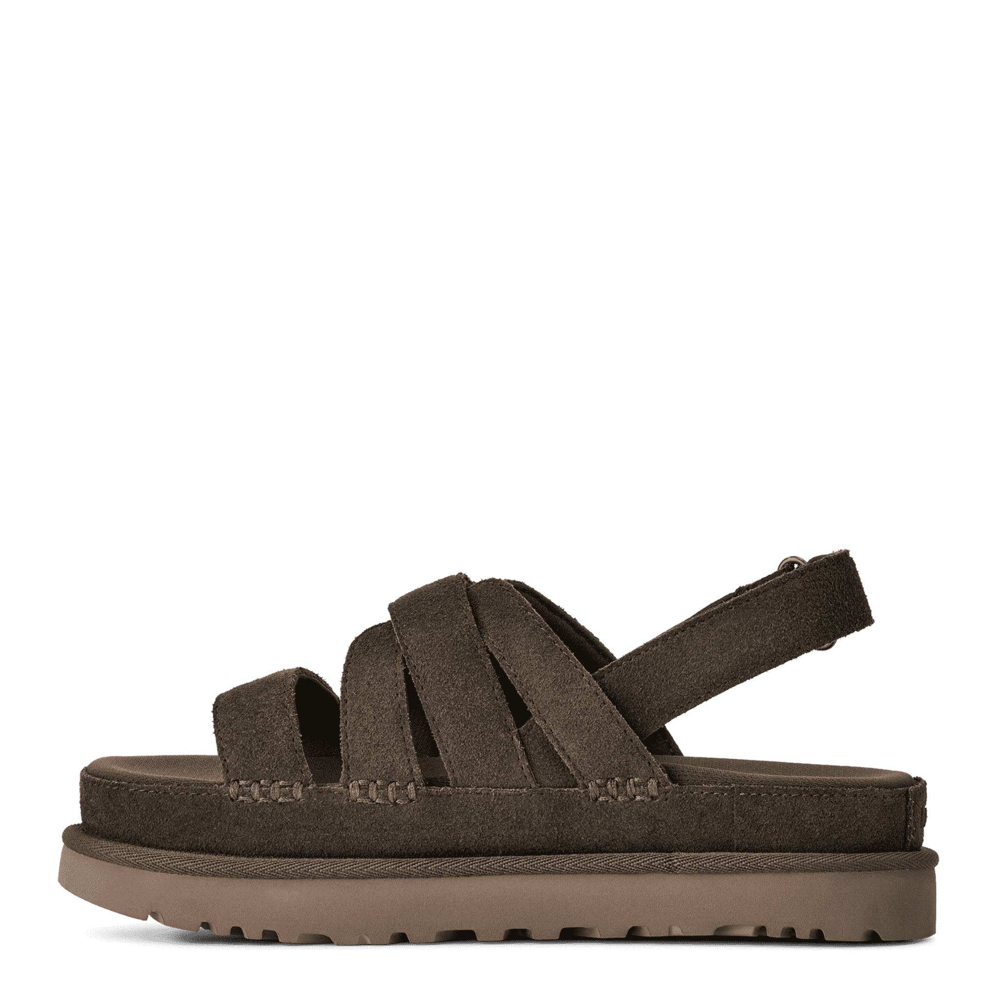 Womens UGG Dense Smoke Goldenstar Gleam Sandals