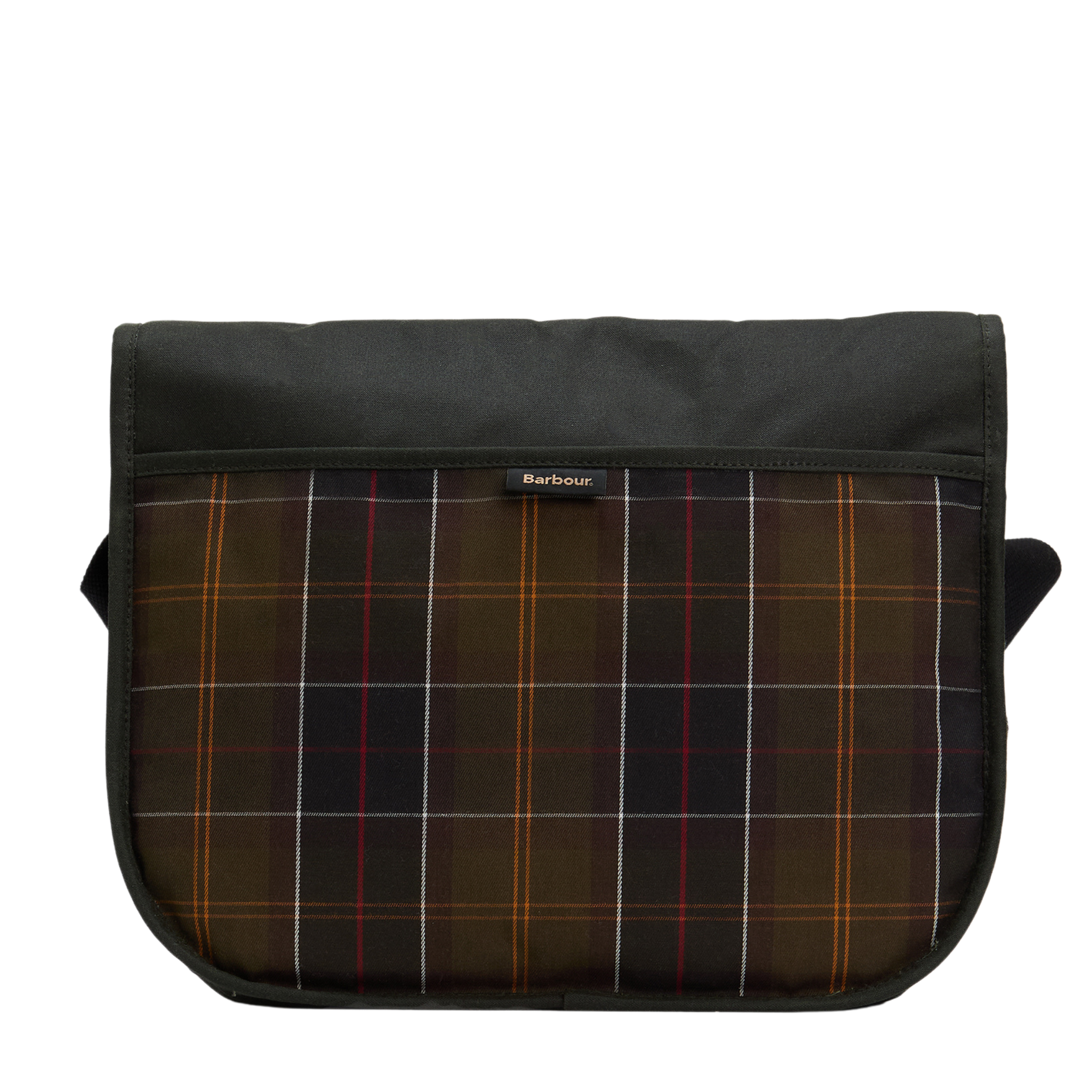 Mens Barbour Sage Field Wax Riever Crossbody Bag