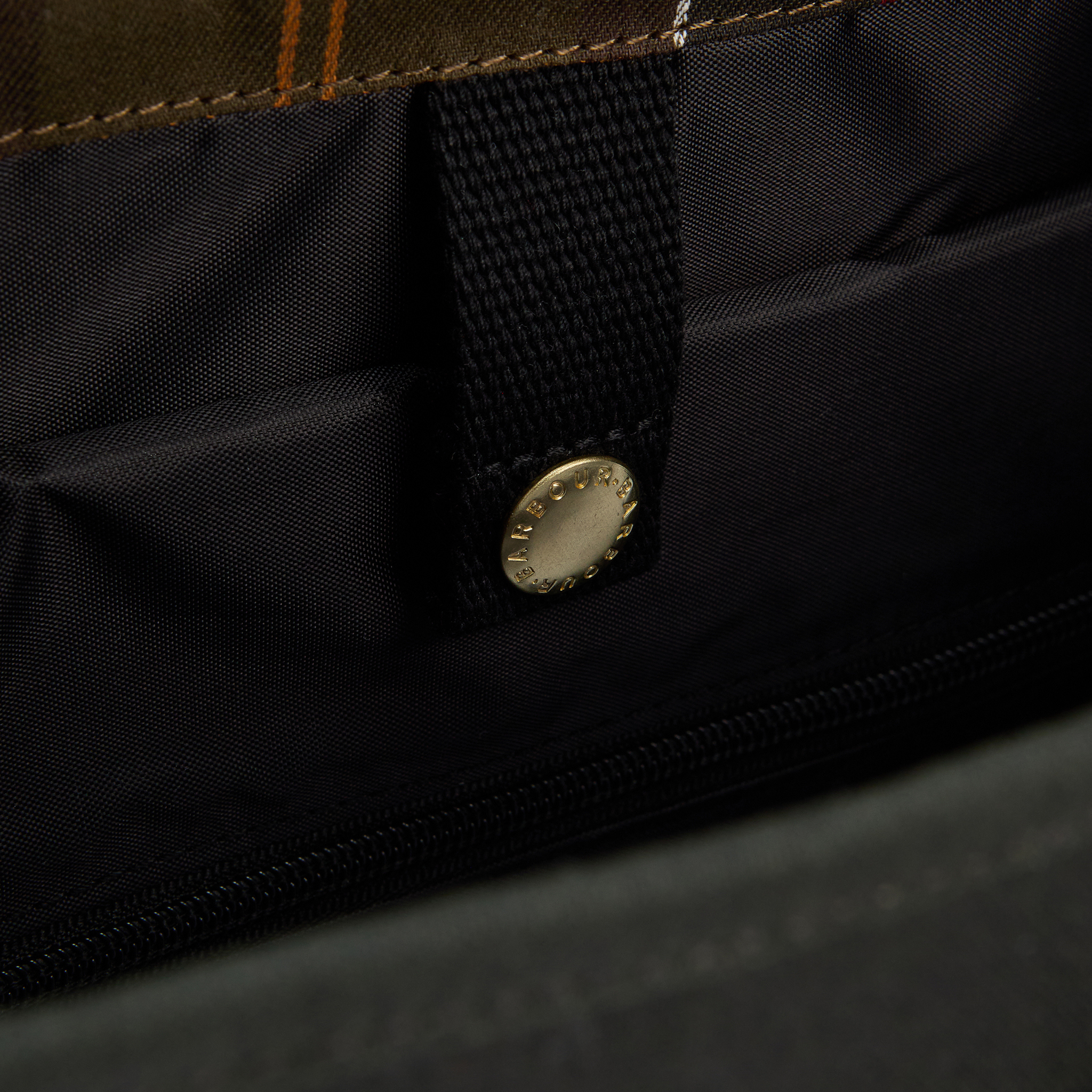 Mens Barbour Sage Field Wax Riever Crossbody Bag