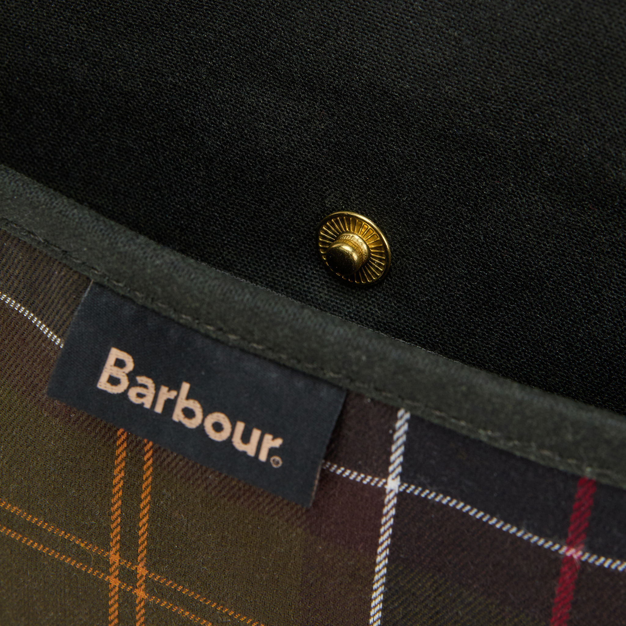 Mens Barbour Sage Field Wax Riever Crossbody Bag