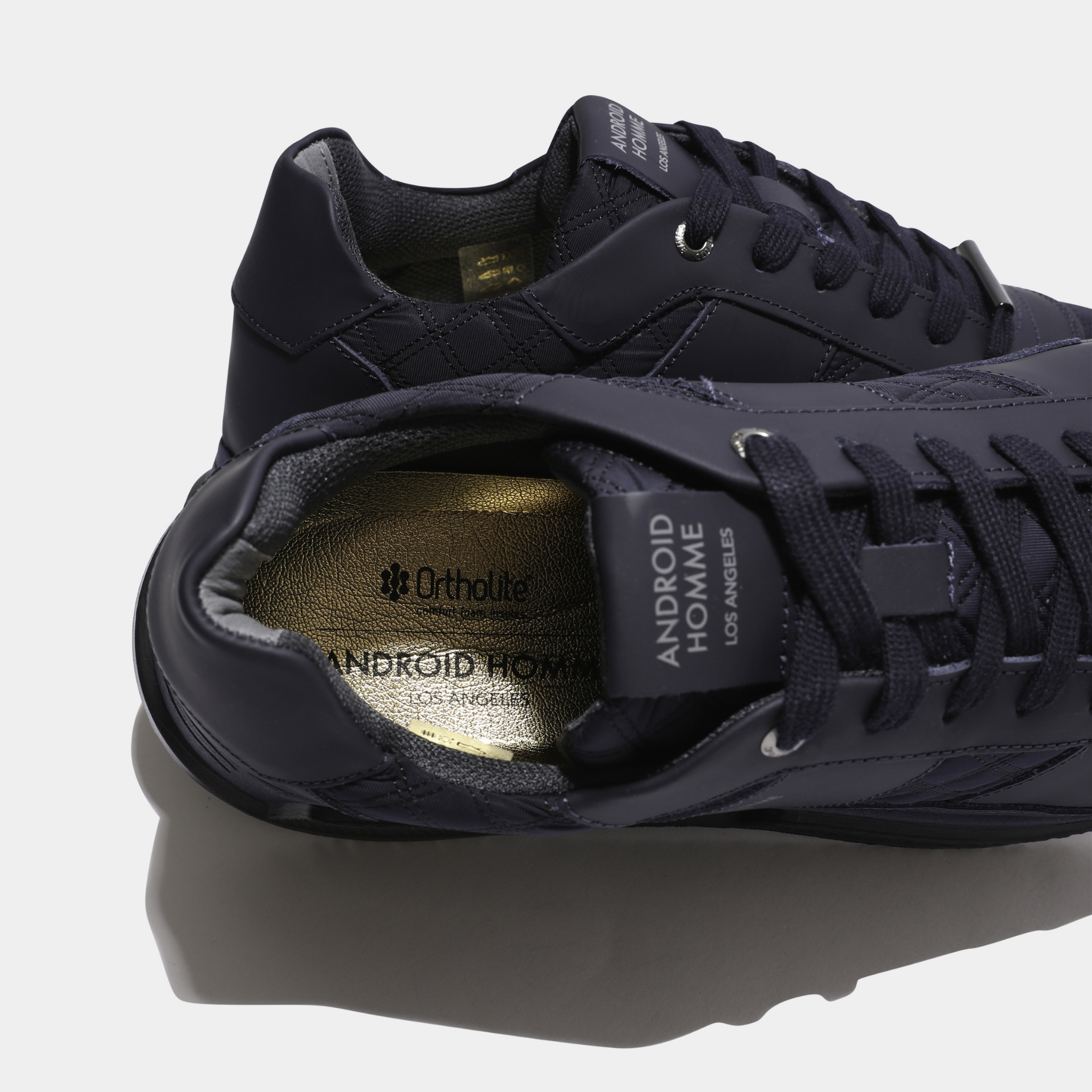 Mens Android Homme Ink/Gunmetal Matador Rubber Stitch Trainers