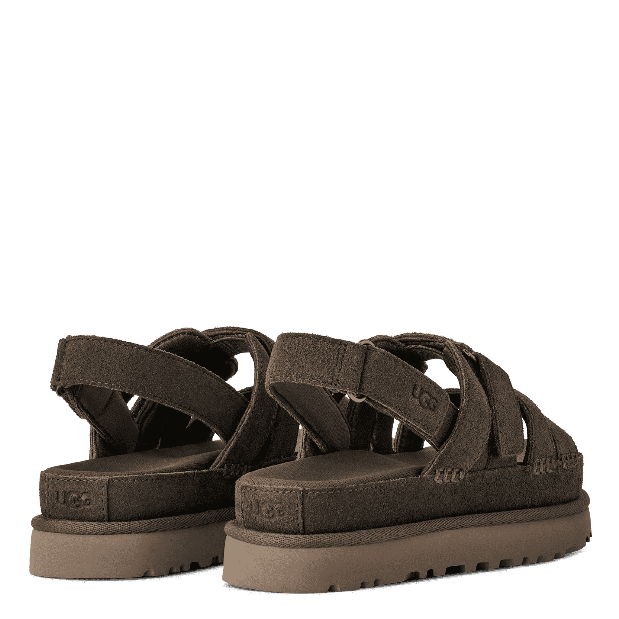 Womens UGG Dense Smoke Goldenstar Gleam Sandals