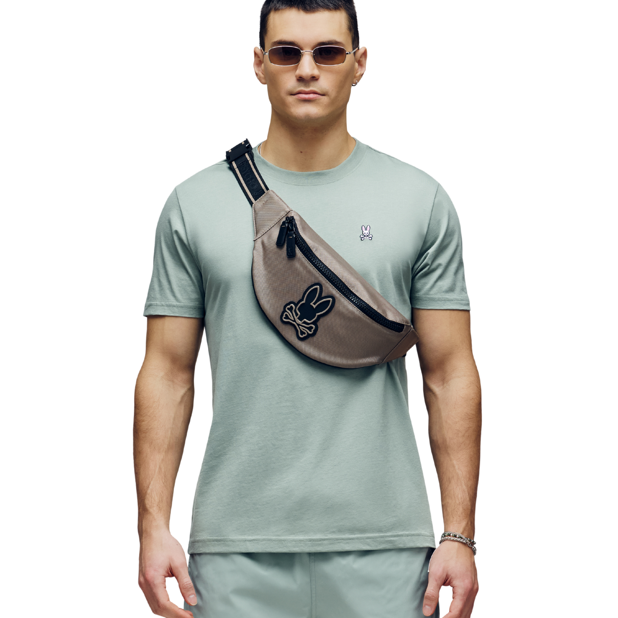 Mens Psycho Bunny Iceberg Green Classic S/s T Shirt