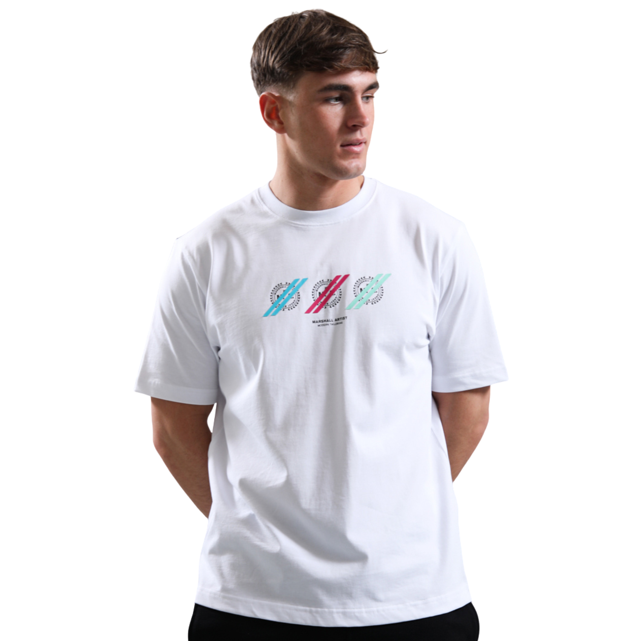 Mens Marshall Artist White Treble S/s T Shirt