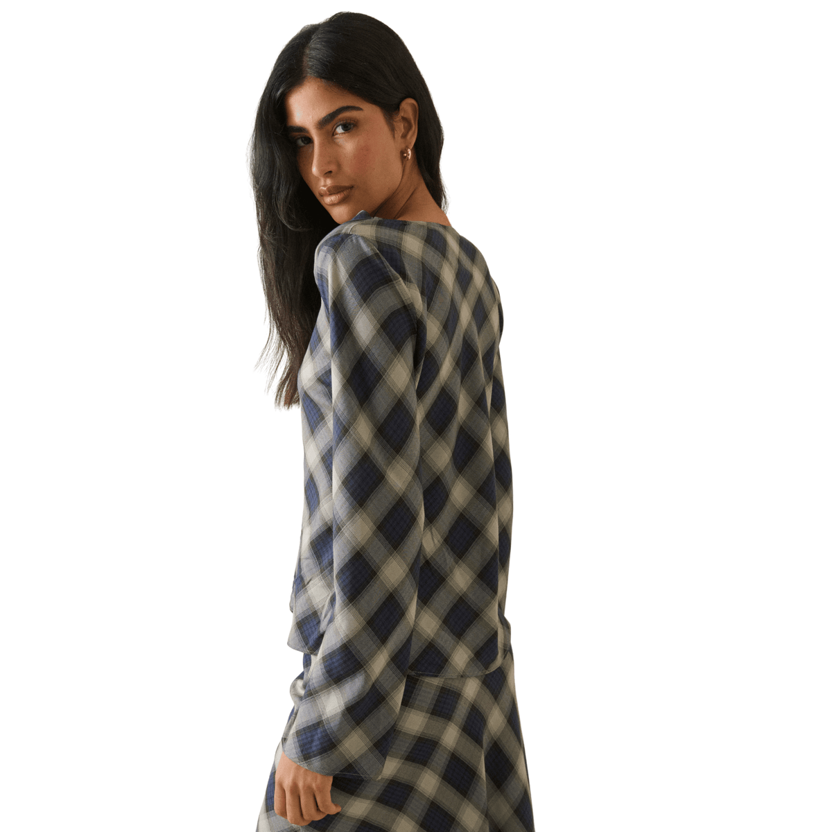 Womens Nobody's Child Blue Cruz Top