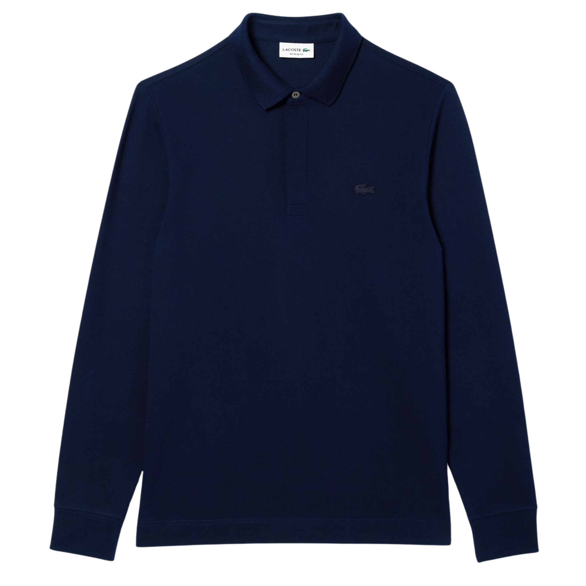 Mens Lacoste Navy Paris Smart Regular Fit L/s Polo Shirt