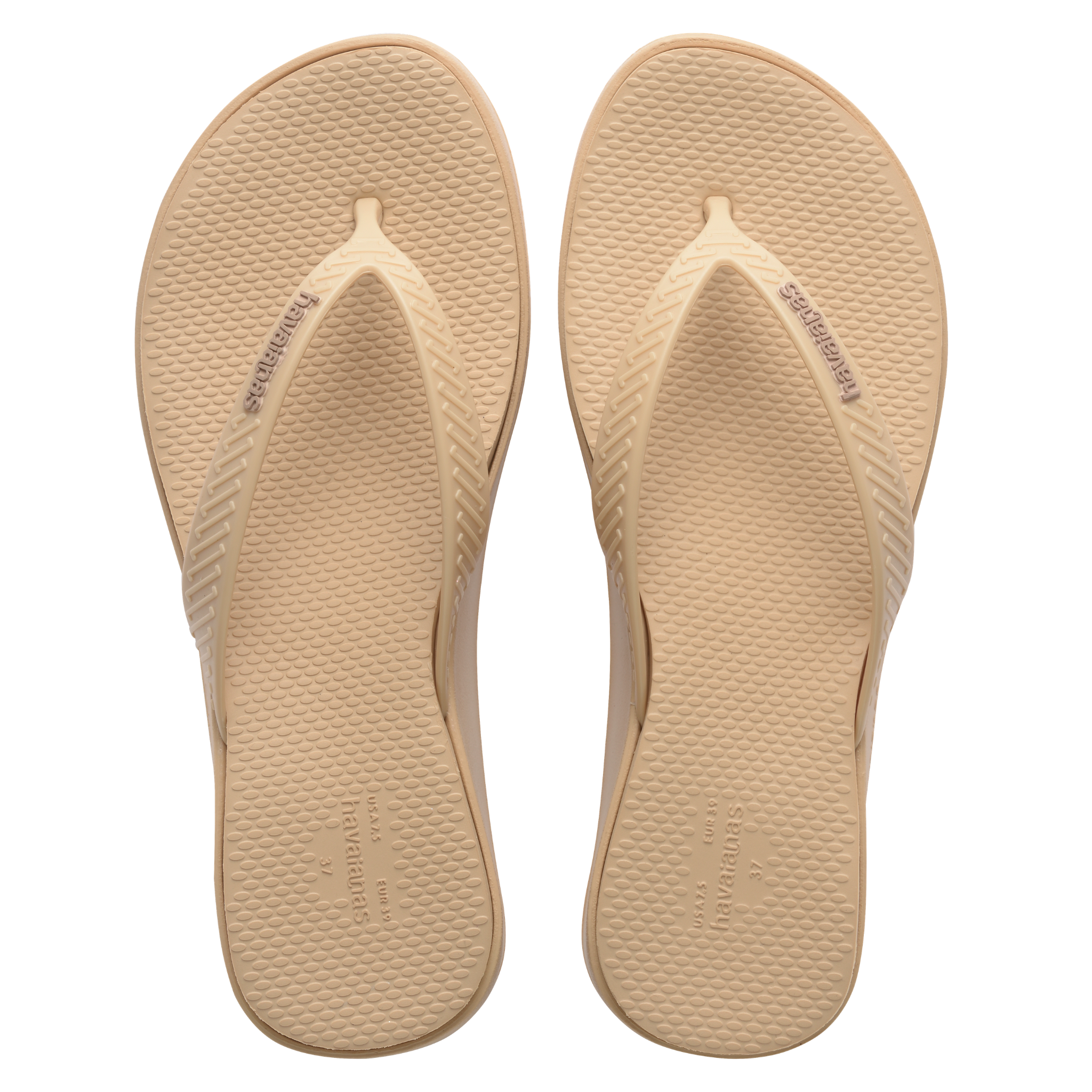 Womens Havaianas Golden High Platform Flip Flops