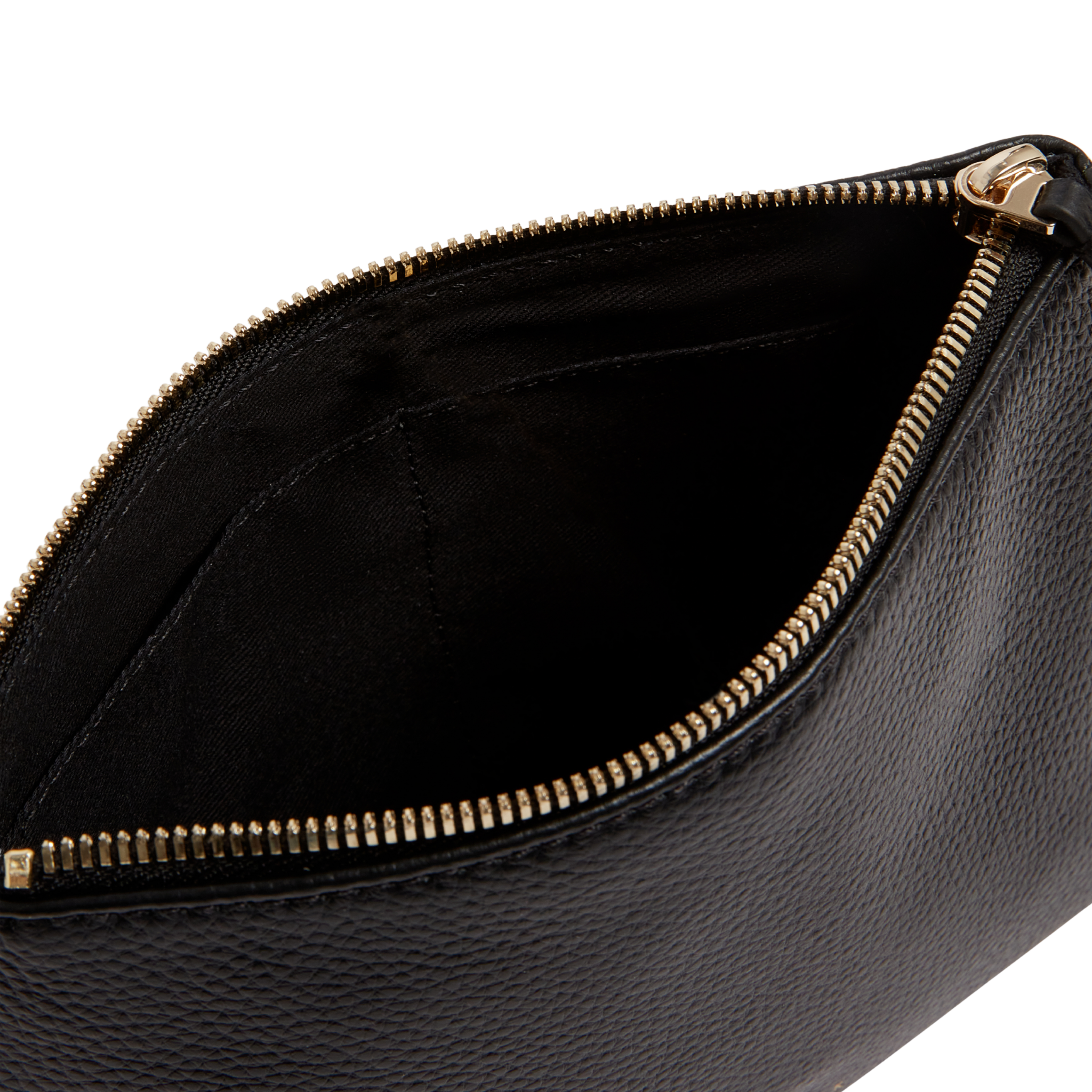 Womens Ted Baker Black Manii Bow Detail Leather Wash Bag