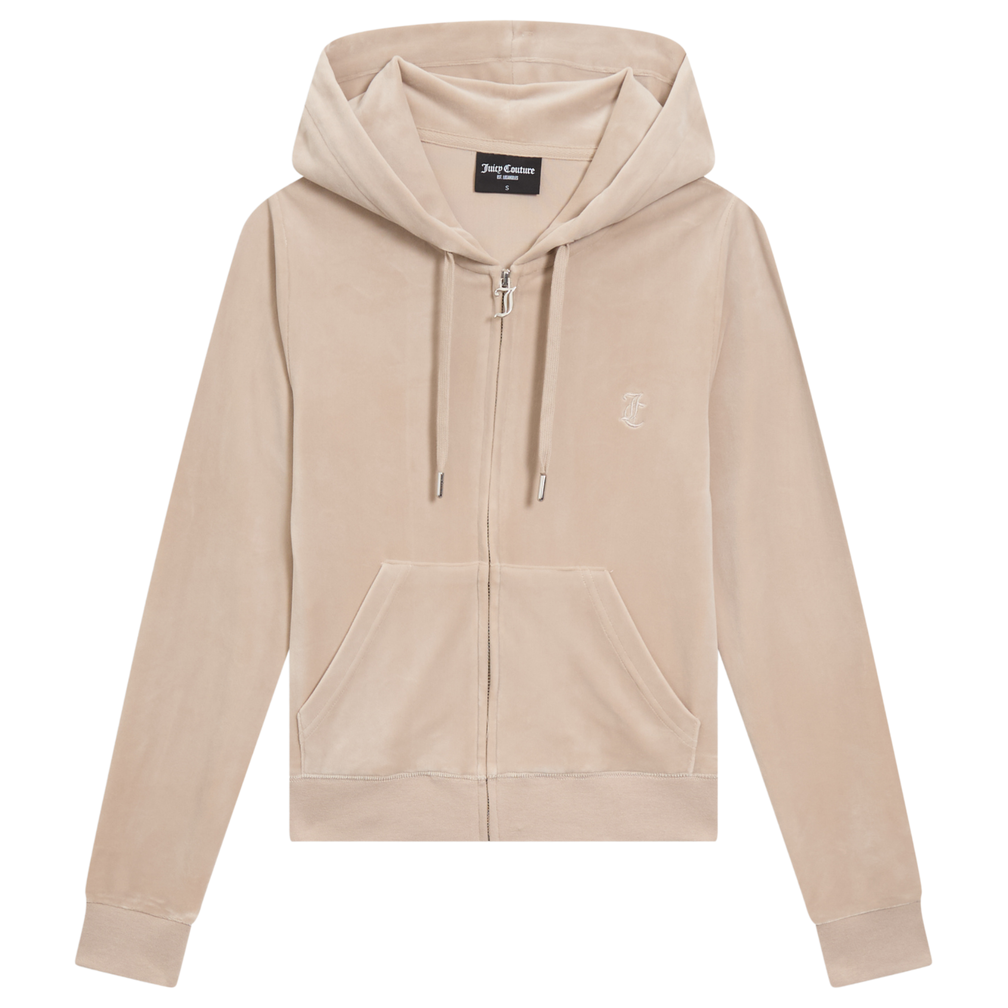 Womens Juicy Couture String Robertson Classic Zip Hoodie