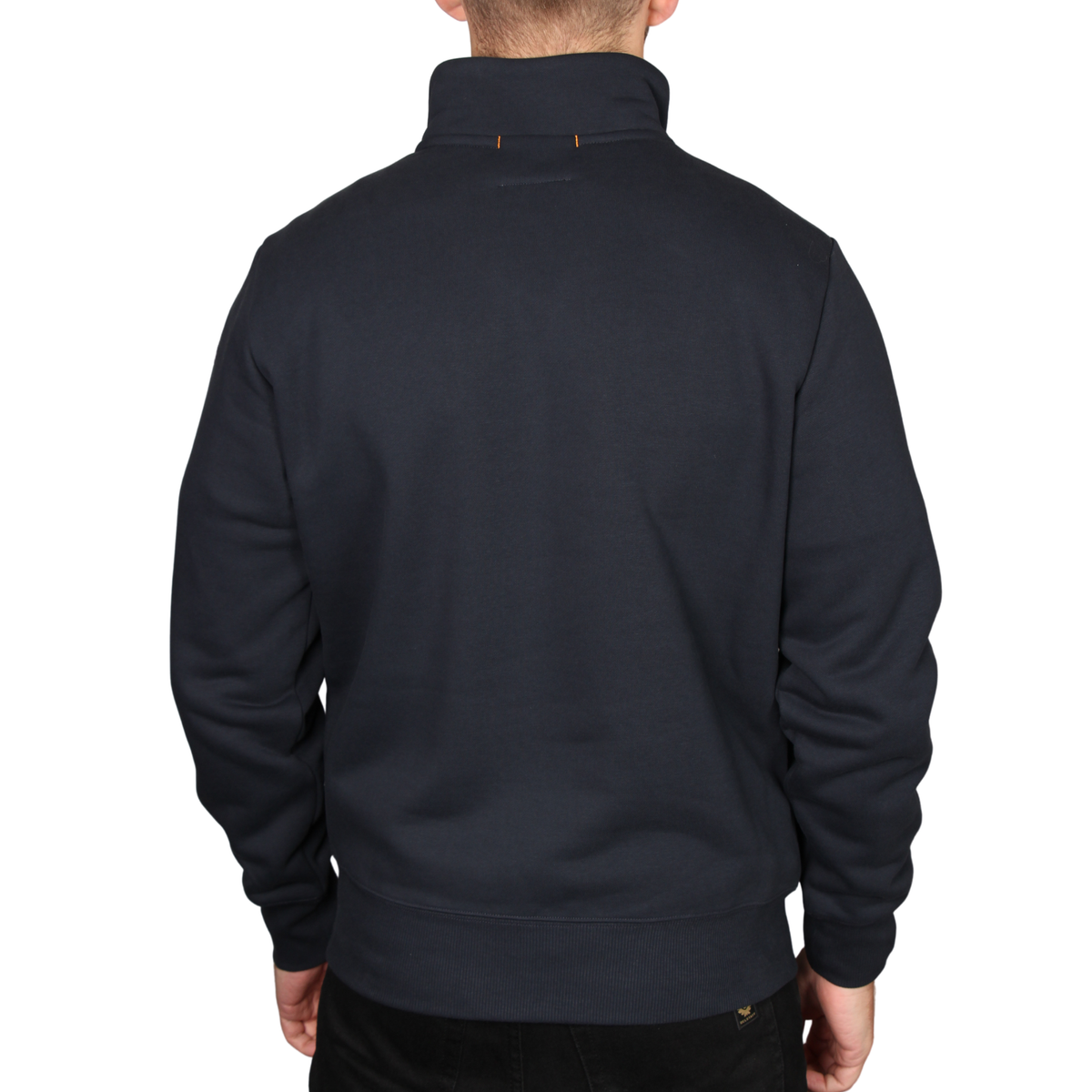 Mens Parajumpers Blue Navy Broad Peak Half Zip Sweatshirt