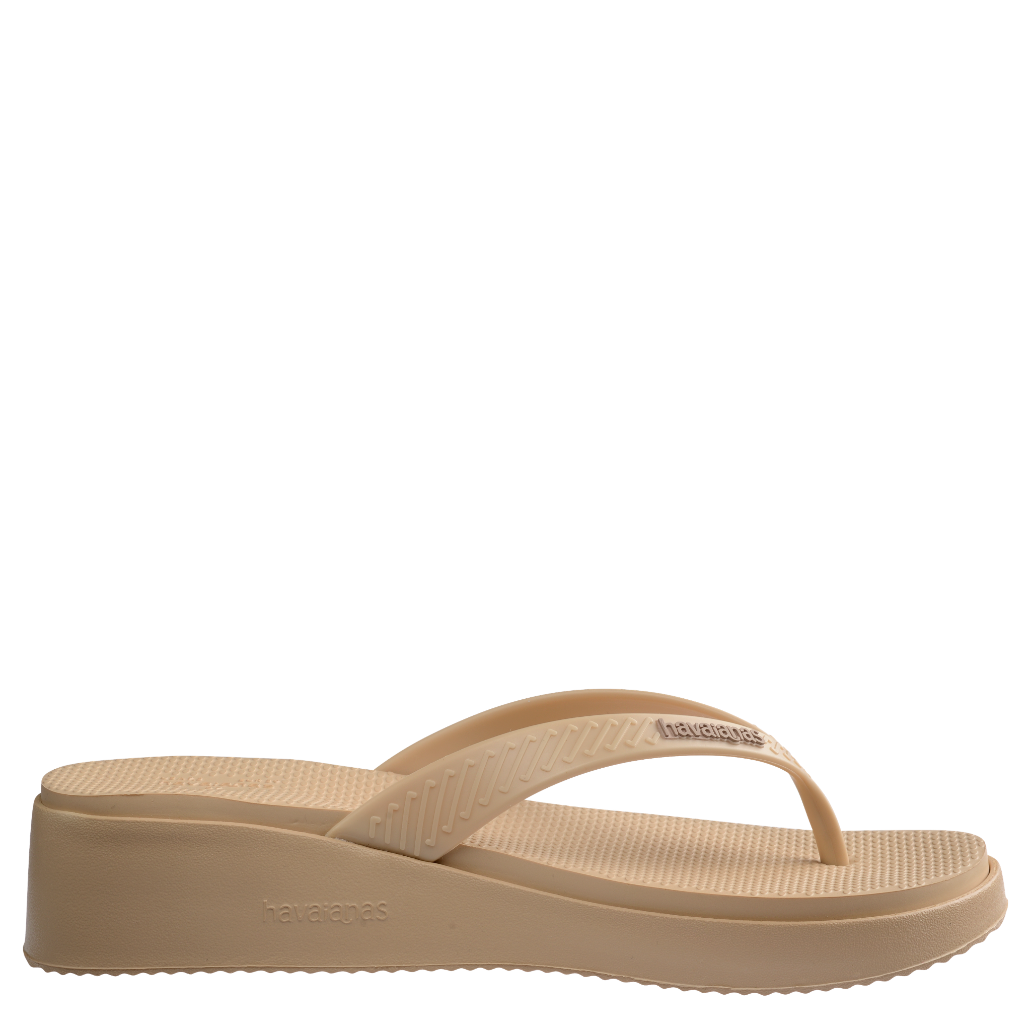 Womens Havaianas Golden High Platform Flip Flops