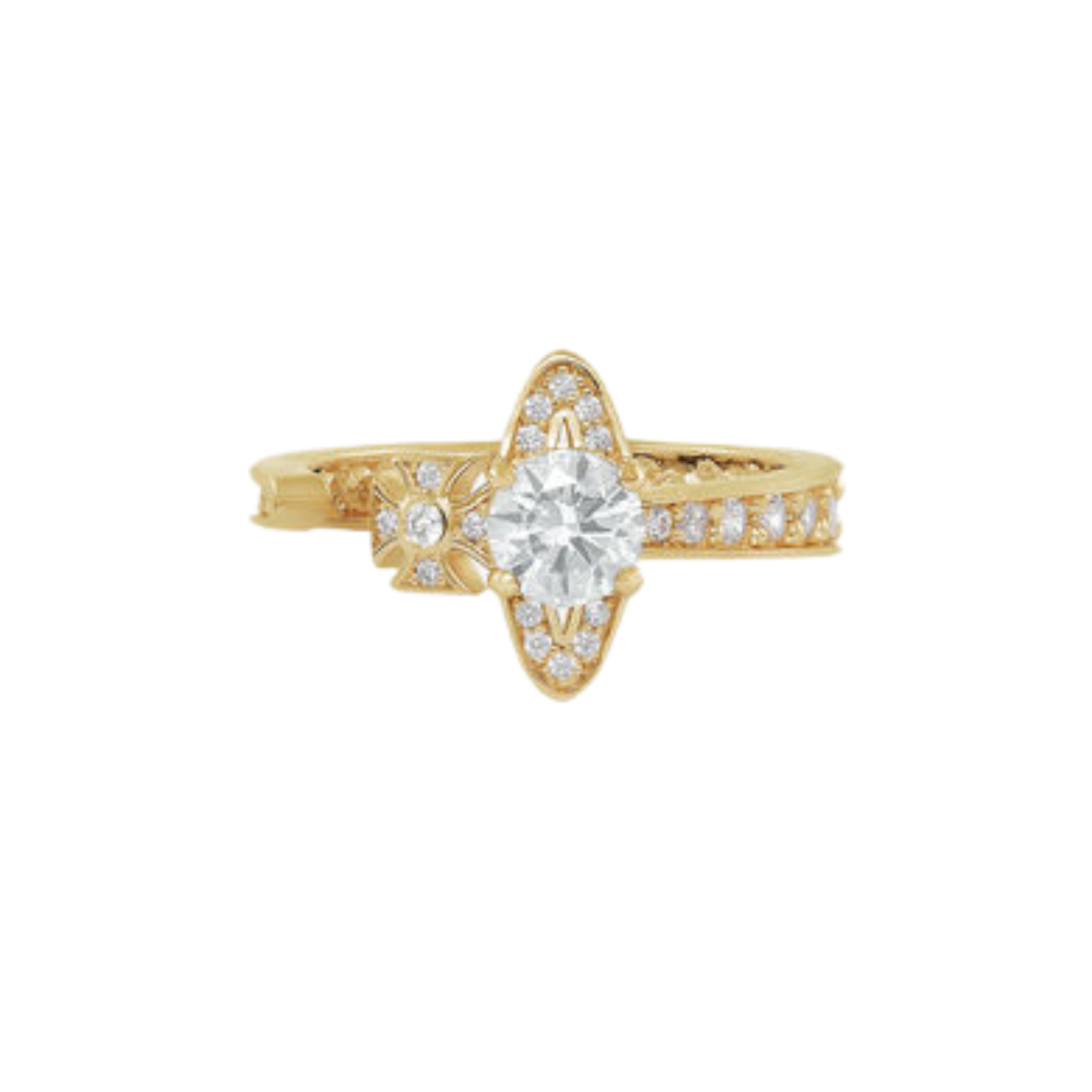 Vivienne Westwood Gold/White CZ Maitena Ring