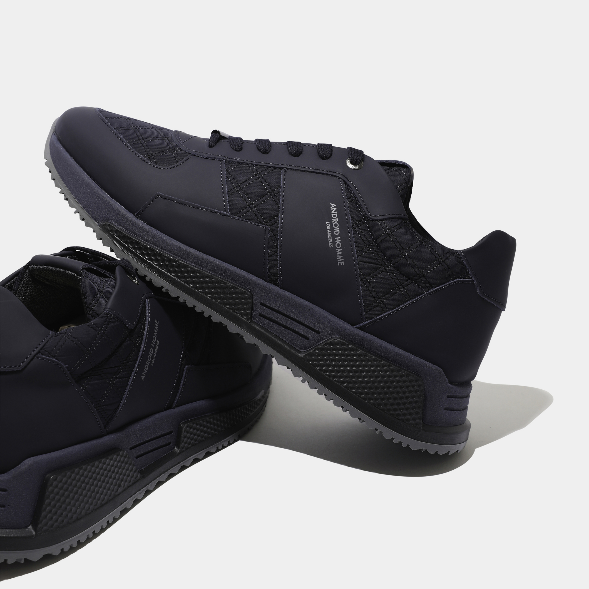 Mens Android Homme Ink/Gunmetal Matador Rubber Stitch Trainers