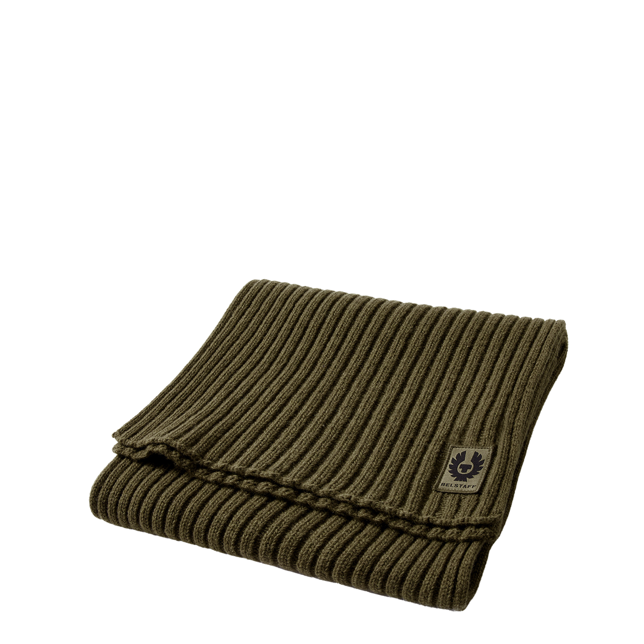 Mens Belstaff Khaki Green Watch Scarf