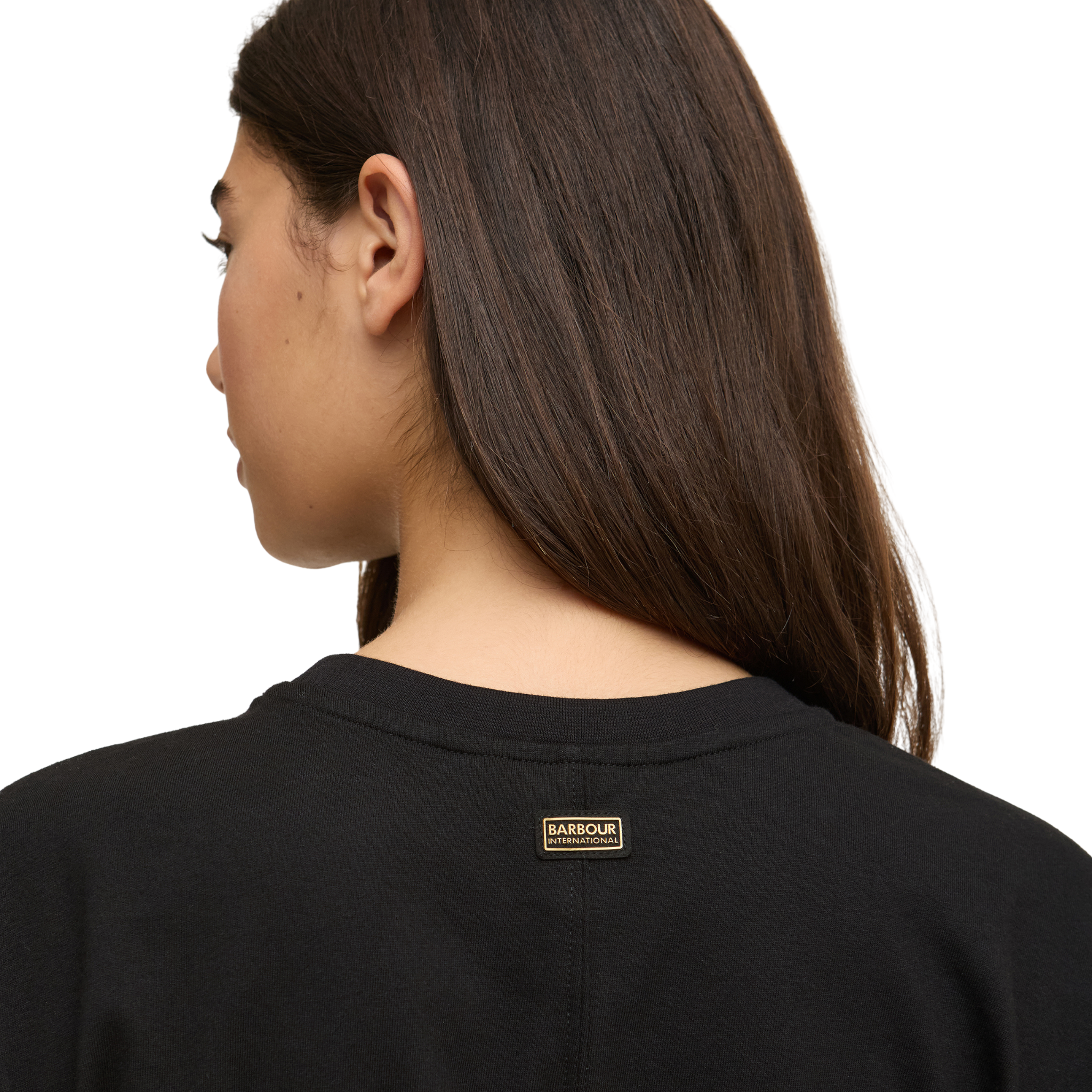 Womens Barbour International Black Alexis Top