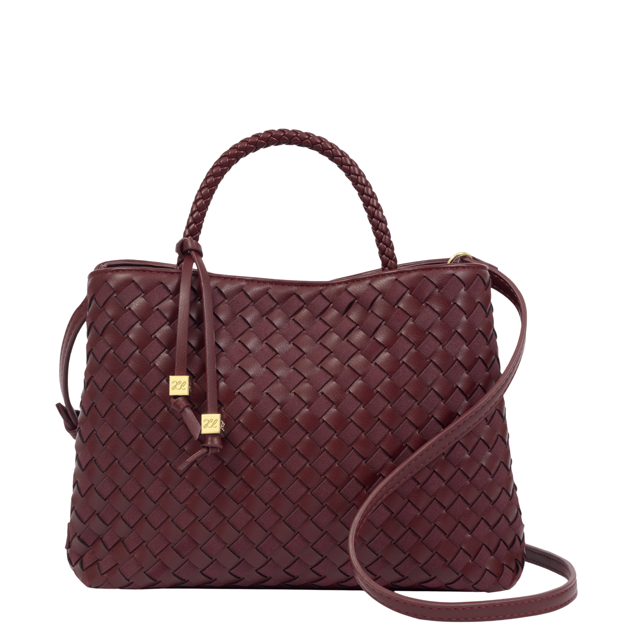 Womens Katie Loxton Cherry Nova Woven Top Handle Bag