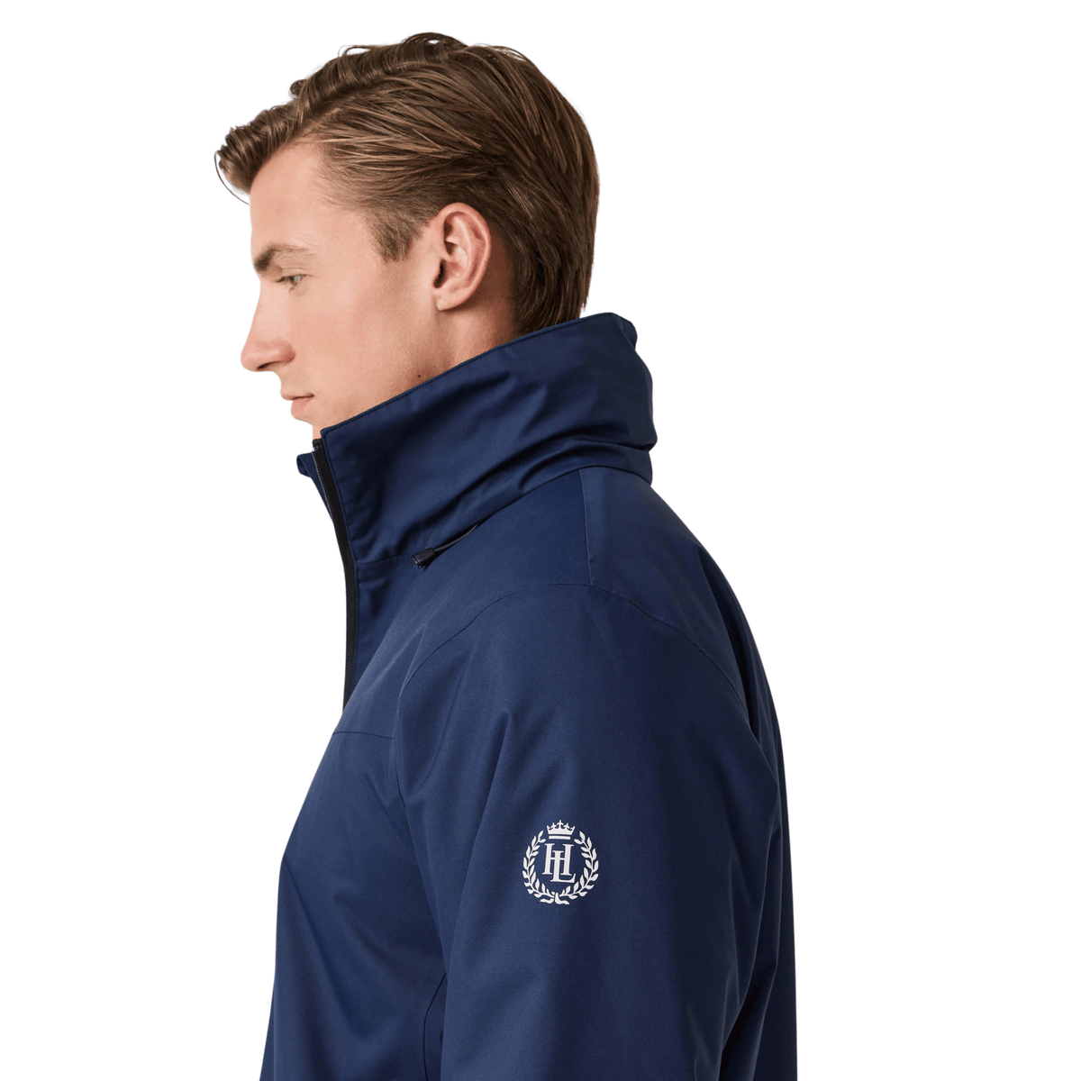 Mens Henri Lloyd Navy Polar Breeze Hooded Jacket
