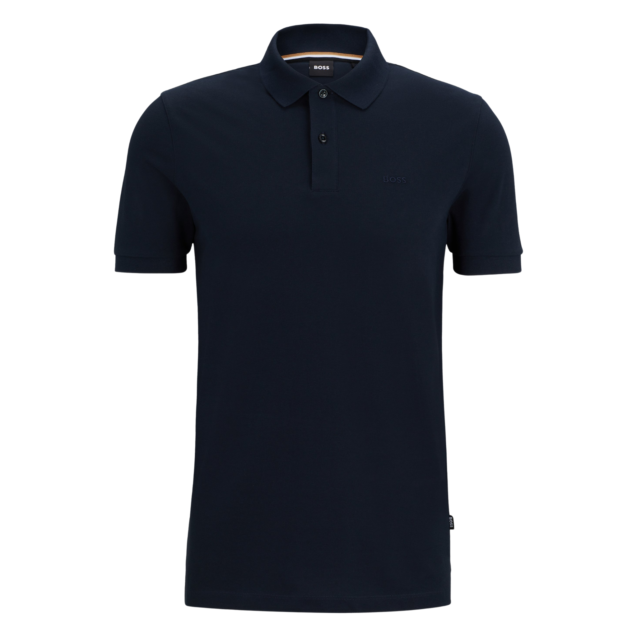 Mens BOSS Dark Blue Pallas Regular Fit S/s Polo Shirt