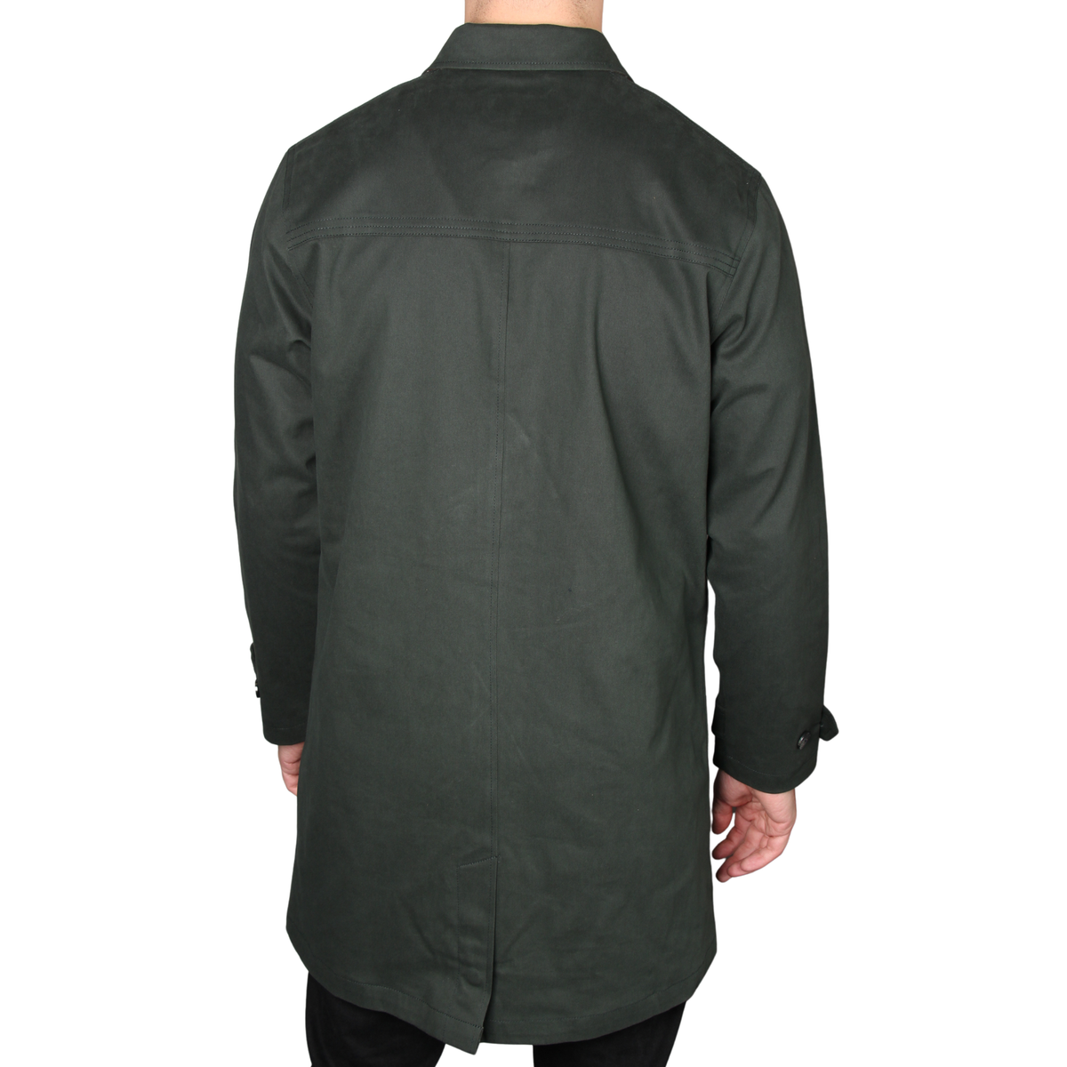 Mens Gabicci Vintage Dark Green Houghton Rain Mac