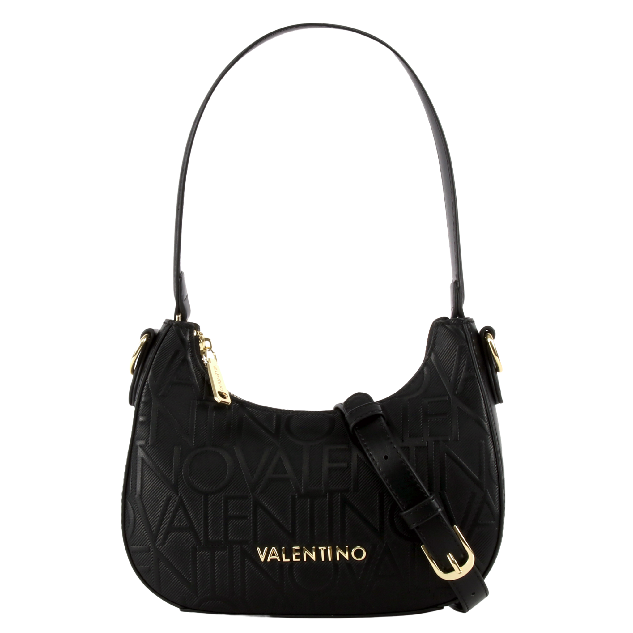 Womens Valentino Black Gynevra RE Small Hobo Bag