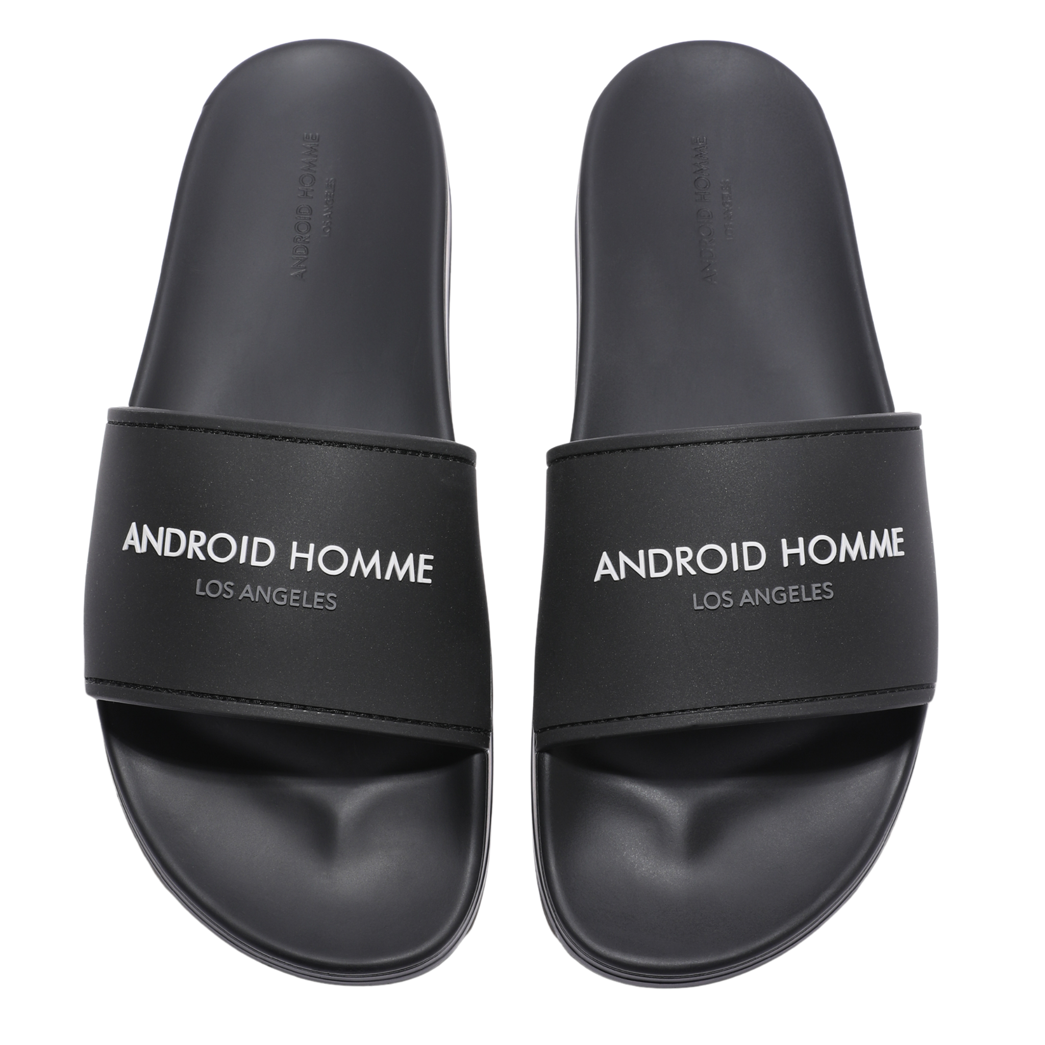 Mens Android Homme Black Laguna Beach Slides