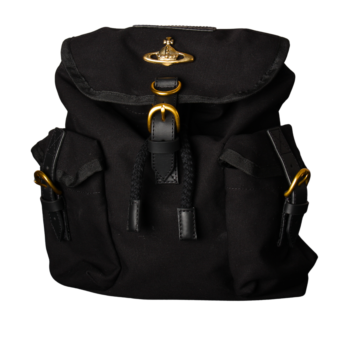Womens Vivienne Westwood Black Highland Small Backpack display picture 2