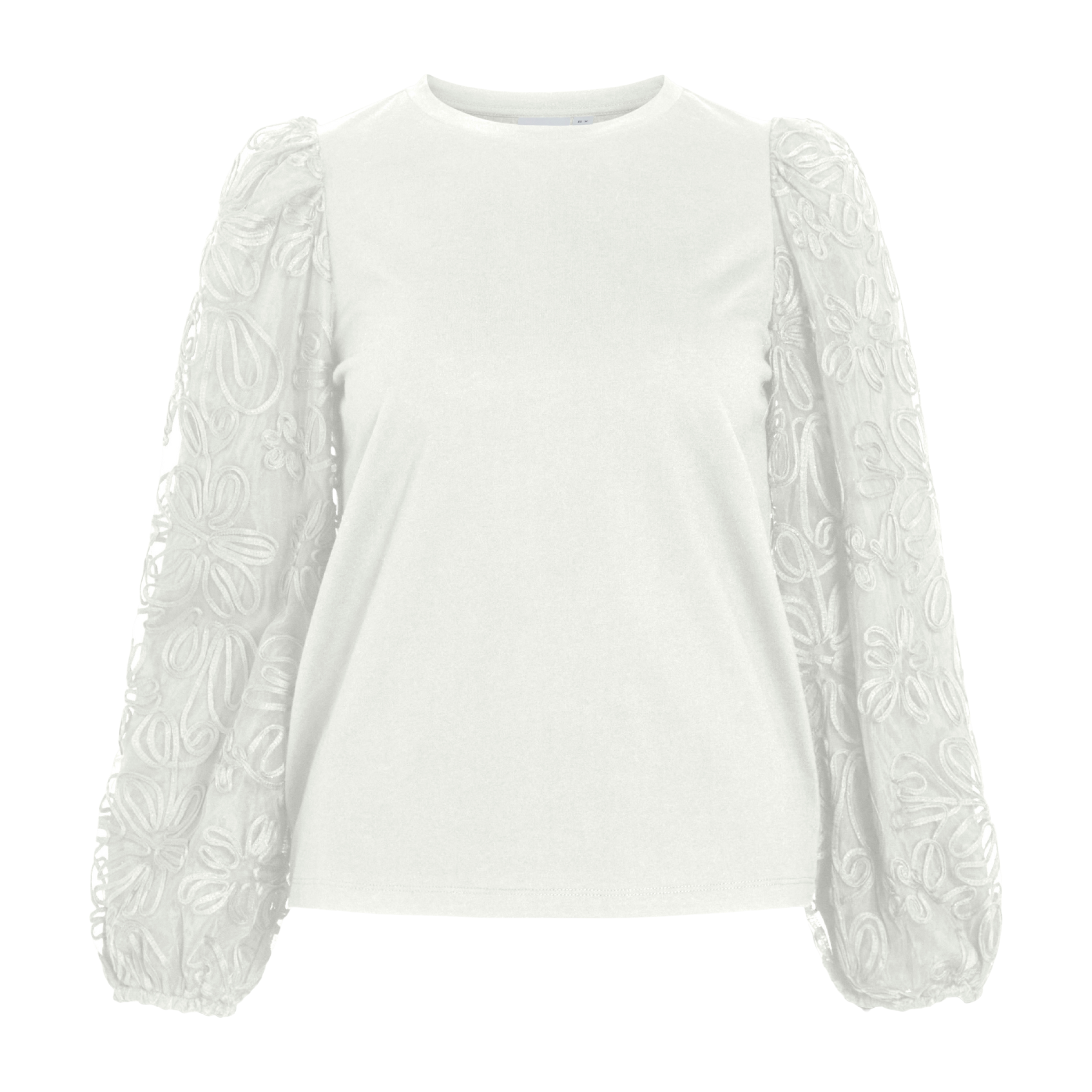 Womens Vila Snow White Visimonia L/s Top