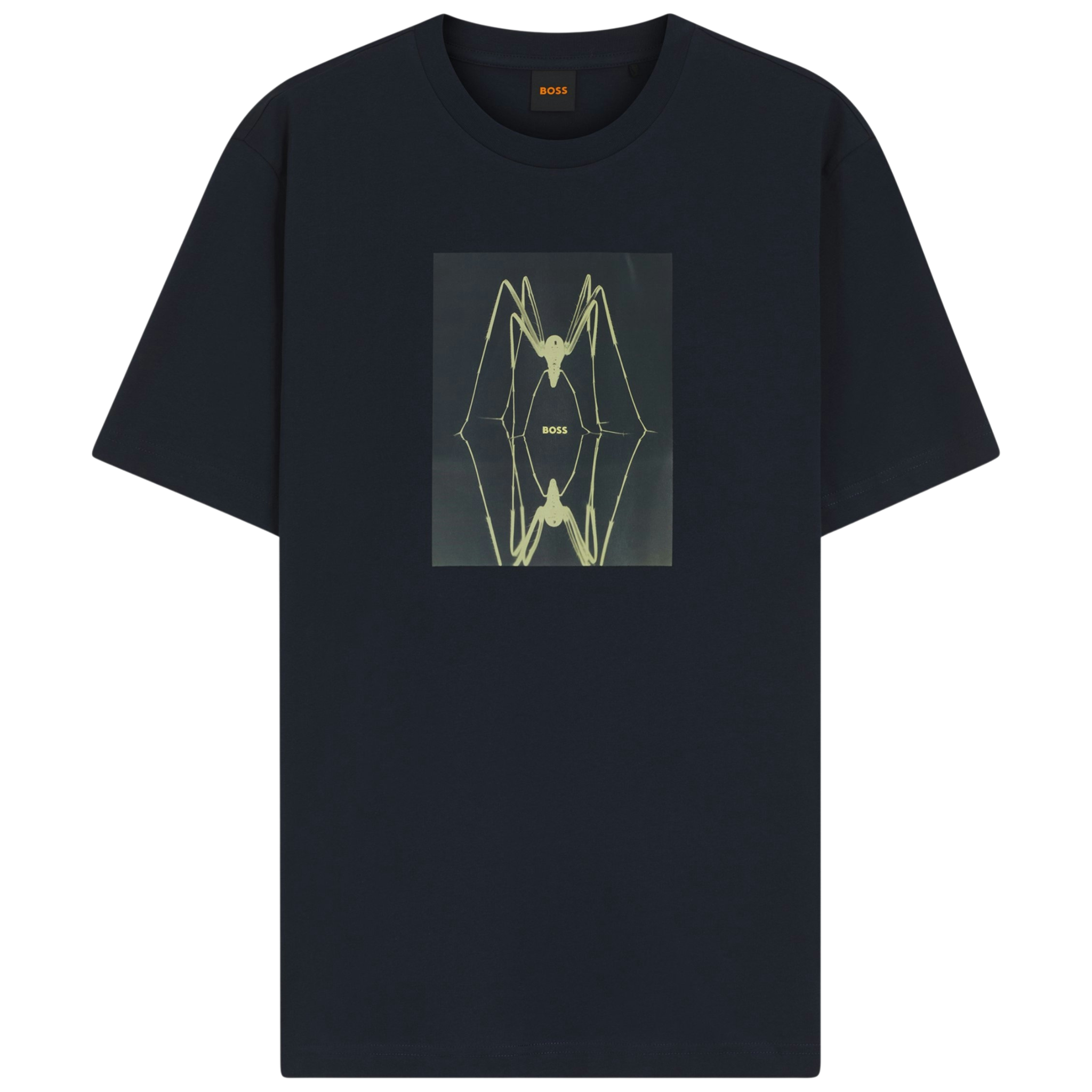 Mens BOSS Dark Blue Te_Creature S/s T Shirt
